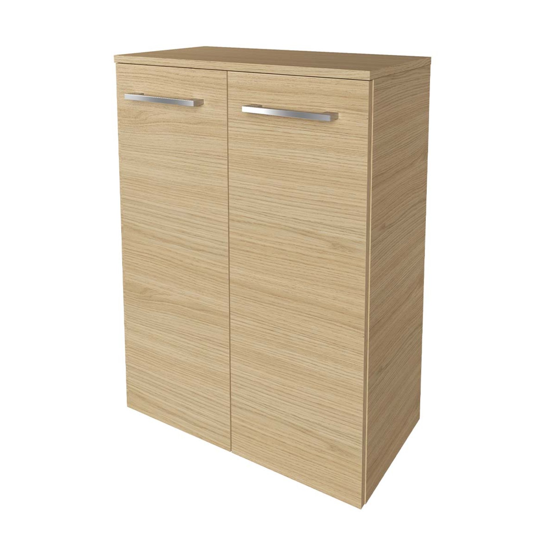 Fackelmann B.STYLE Doppel-Midischrank, 60 cm breit, Braun