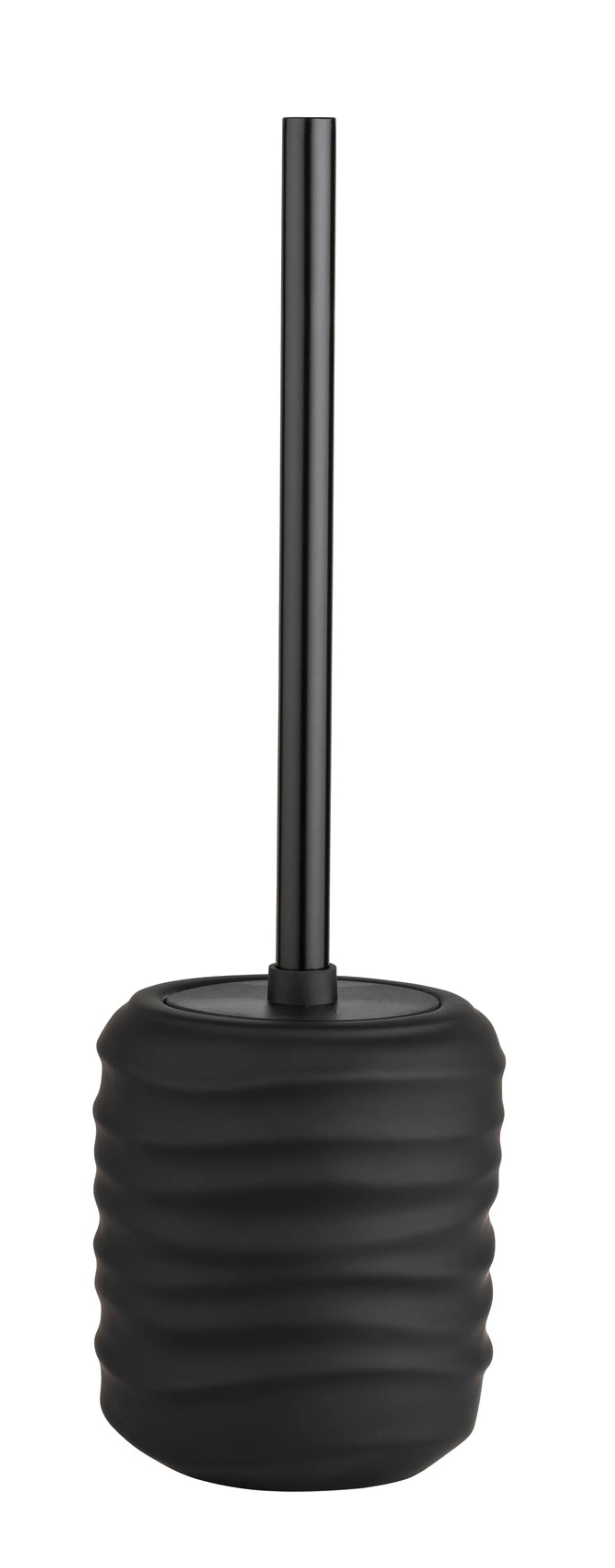 WENKO ILLANA WC-Garnitur, Schwarz, Keramik