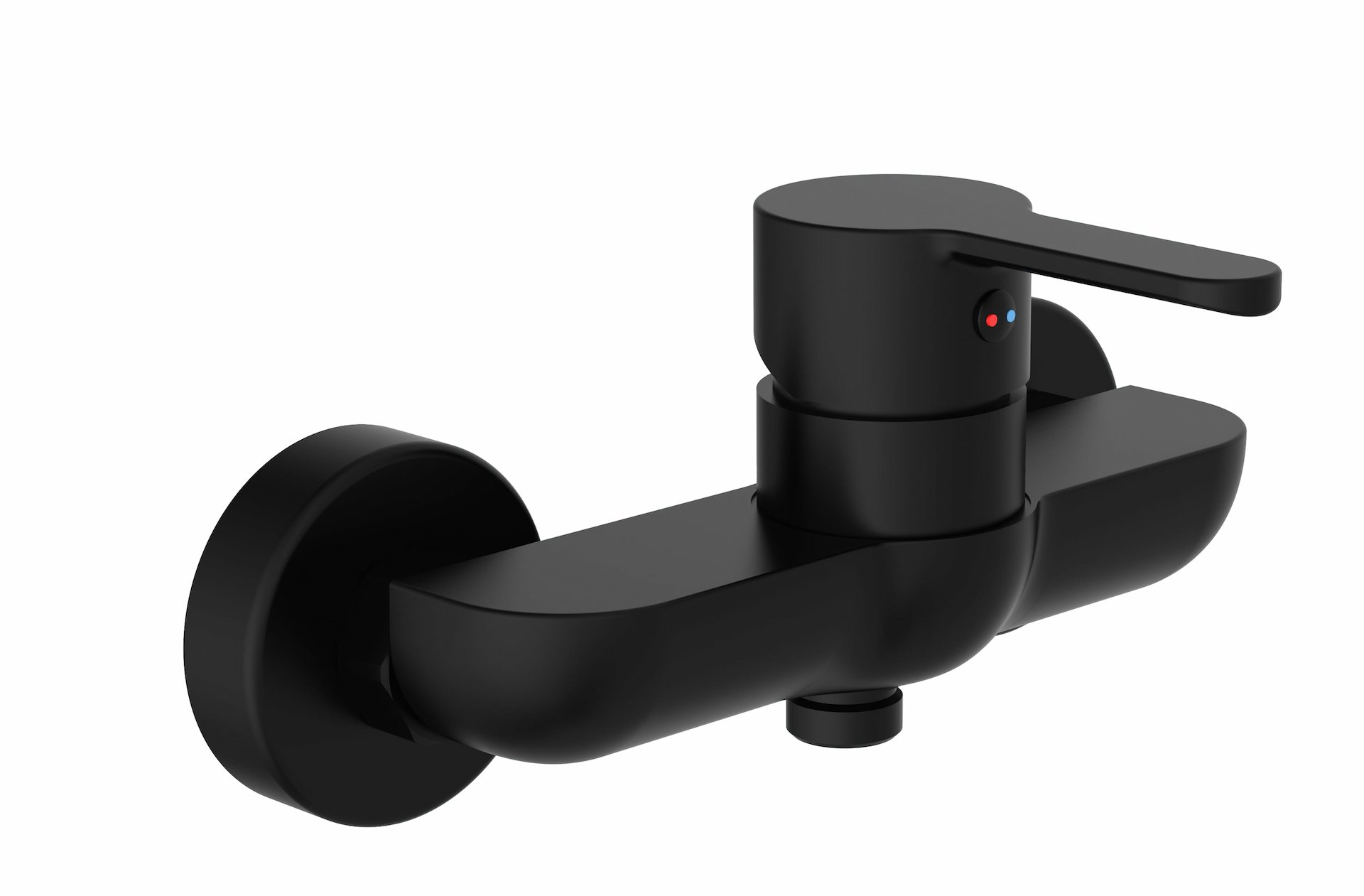 Schütte DENVER Duscharmatur, Schwarz matt