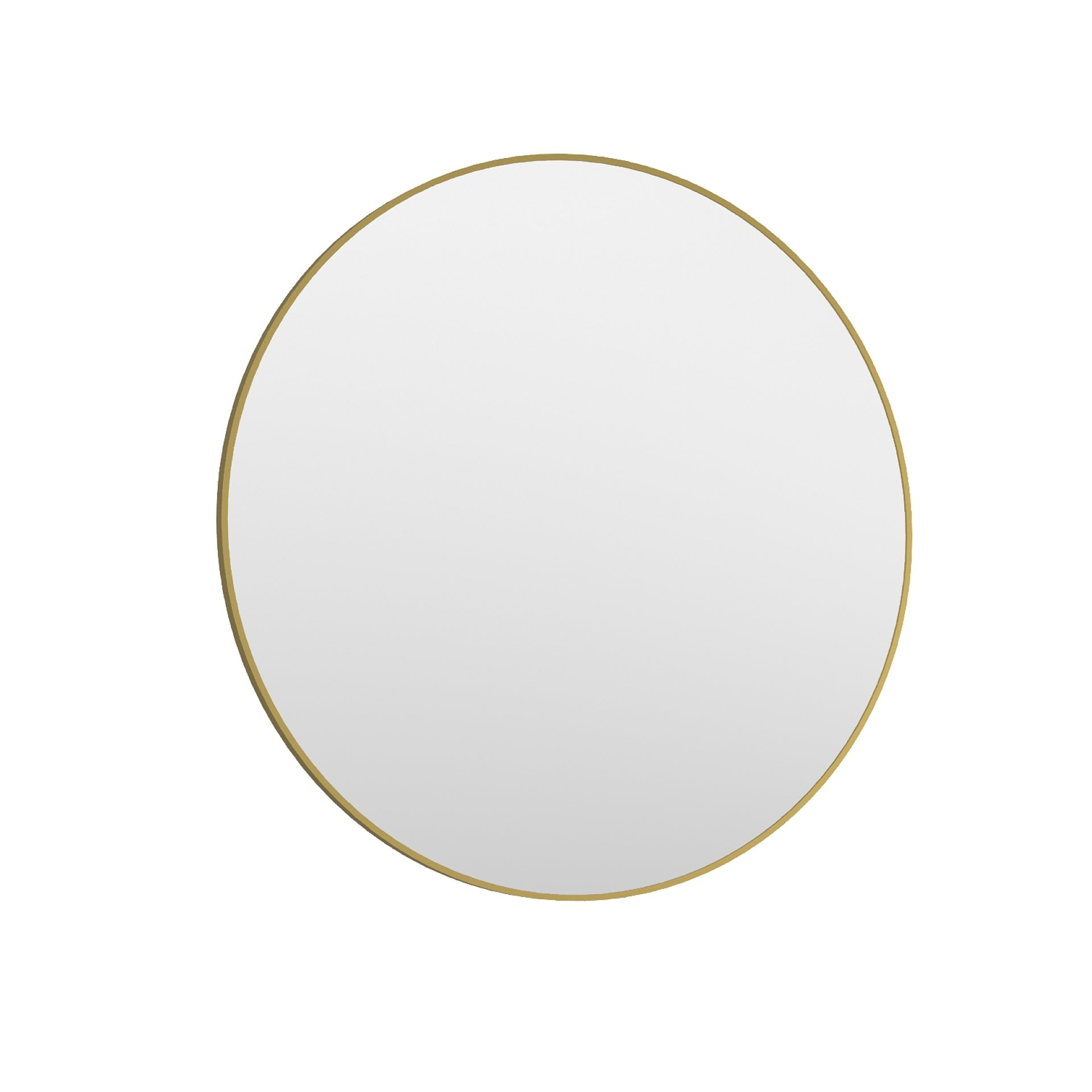 BADEDU IMPERO Spiegel Ø 80 cm, Gold, rund