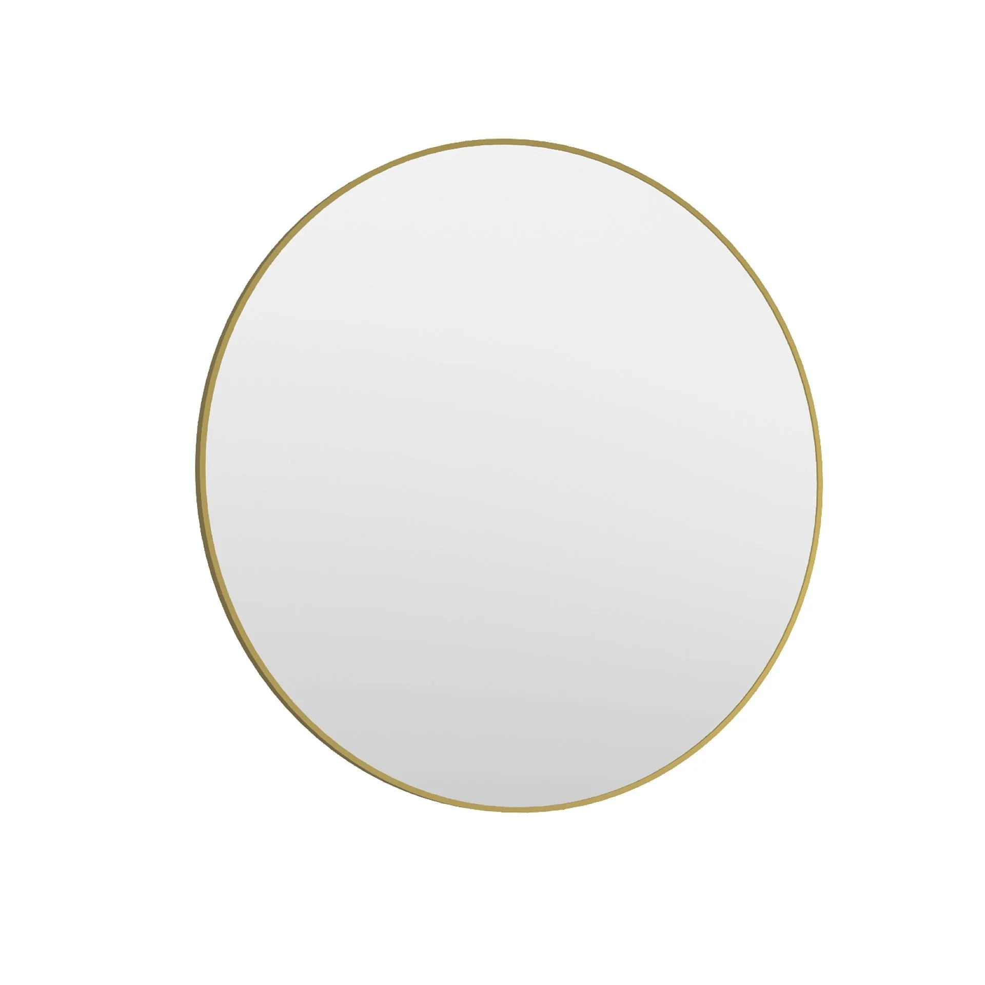 BADEDU IMPERO Spiegel Ø 80 cm, Gold, rund