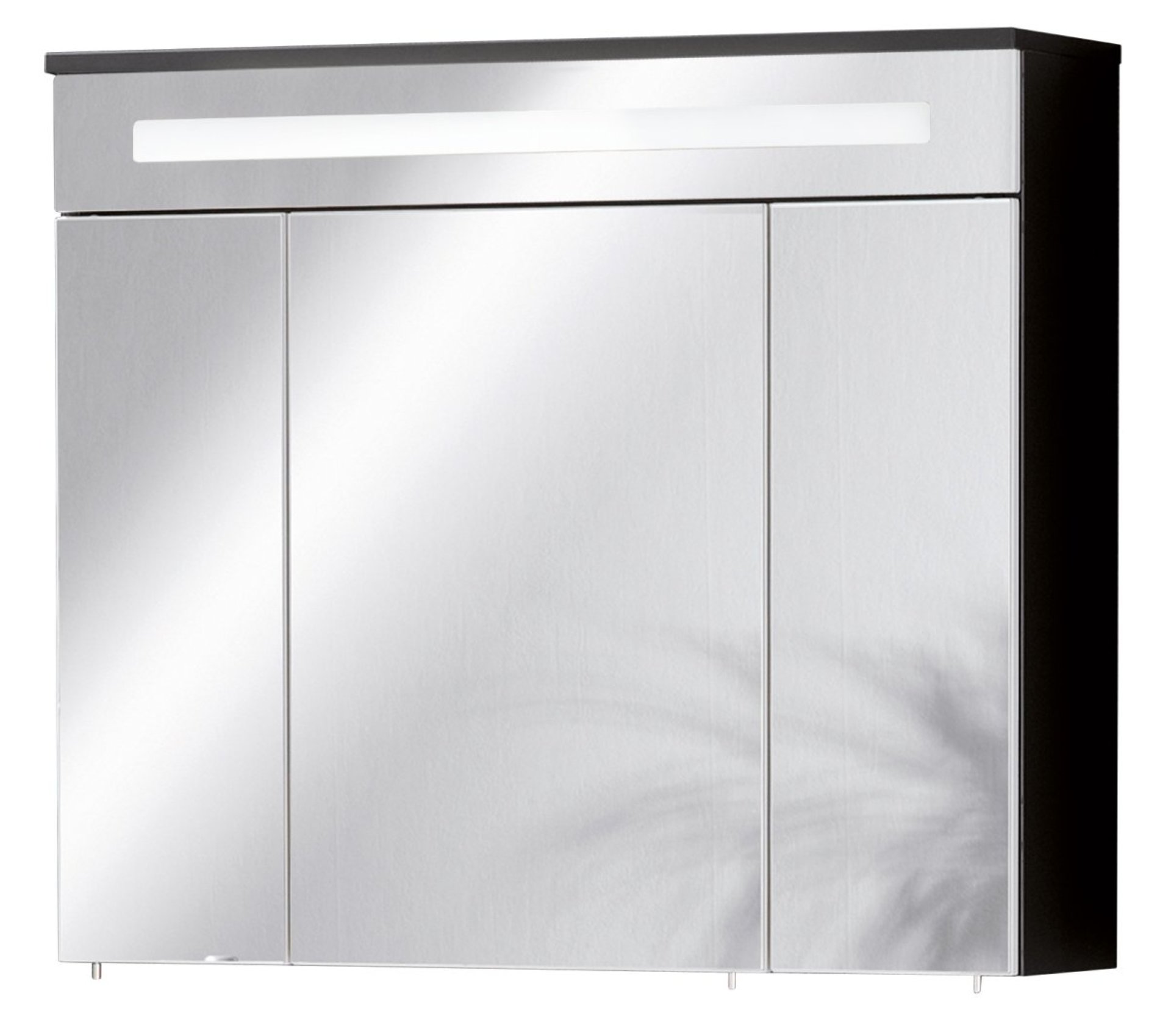 Fackelmann KARA LED Spiegelschrank 80 cm, Anthrazit