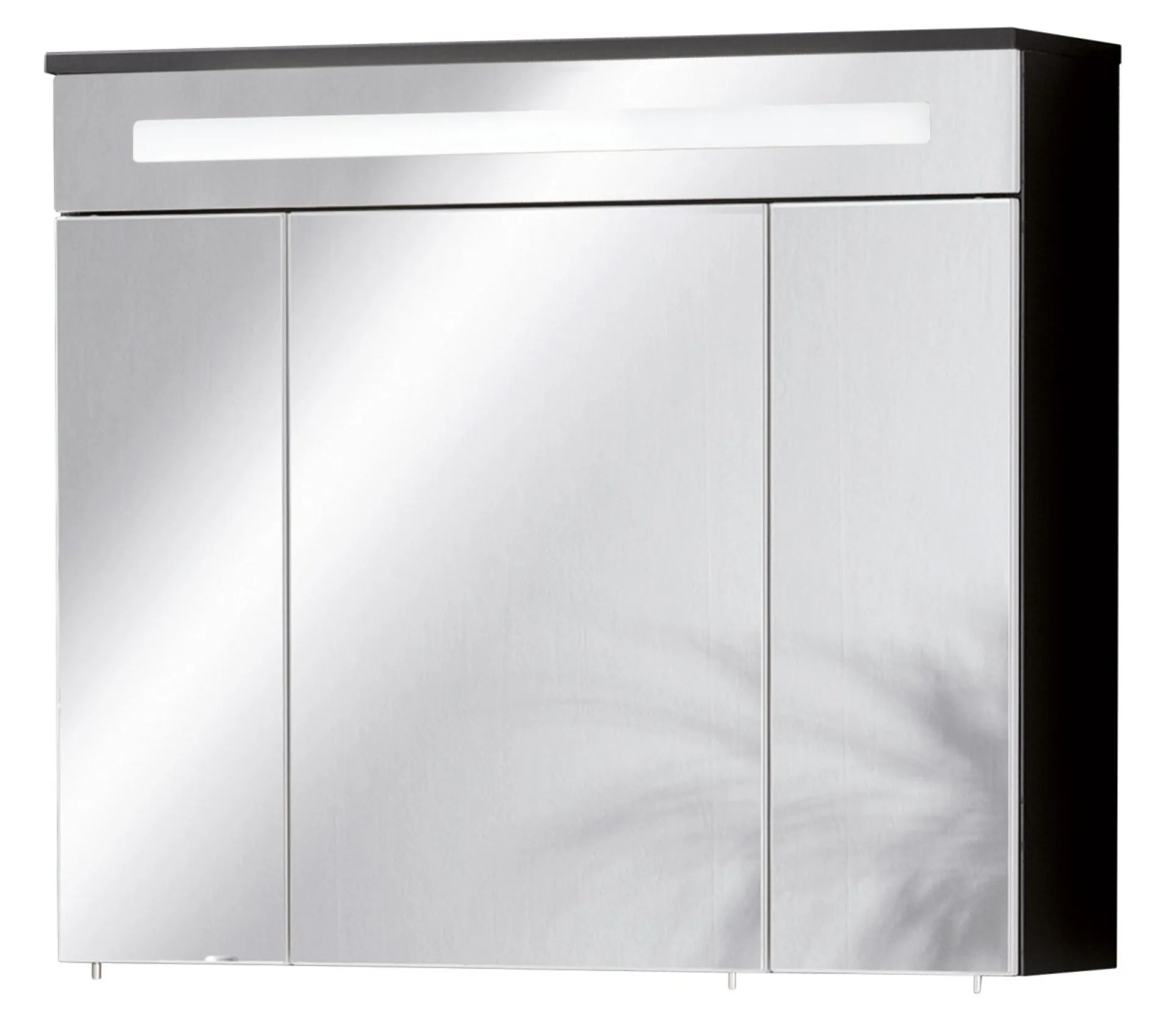 FACKELMANN KARA LED Spiegelschrank 80 cm breit, Anthrazit