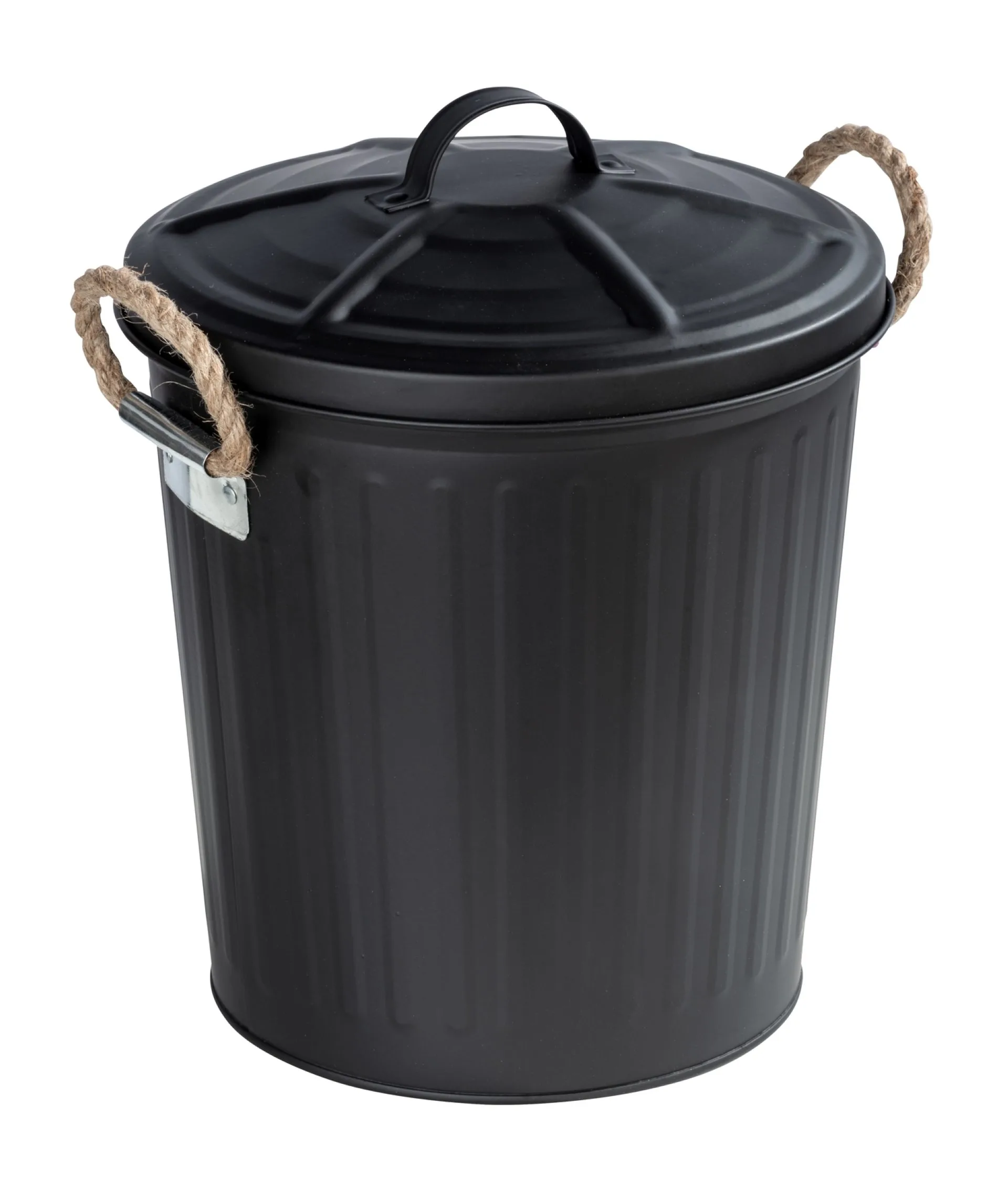 WENKO GARA Kosmetikeimer 6 Liter, Schwarz matt