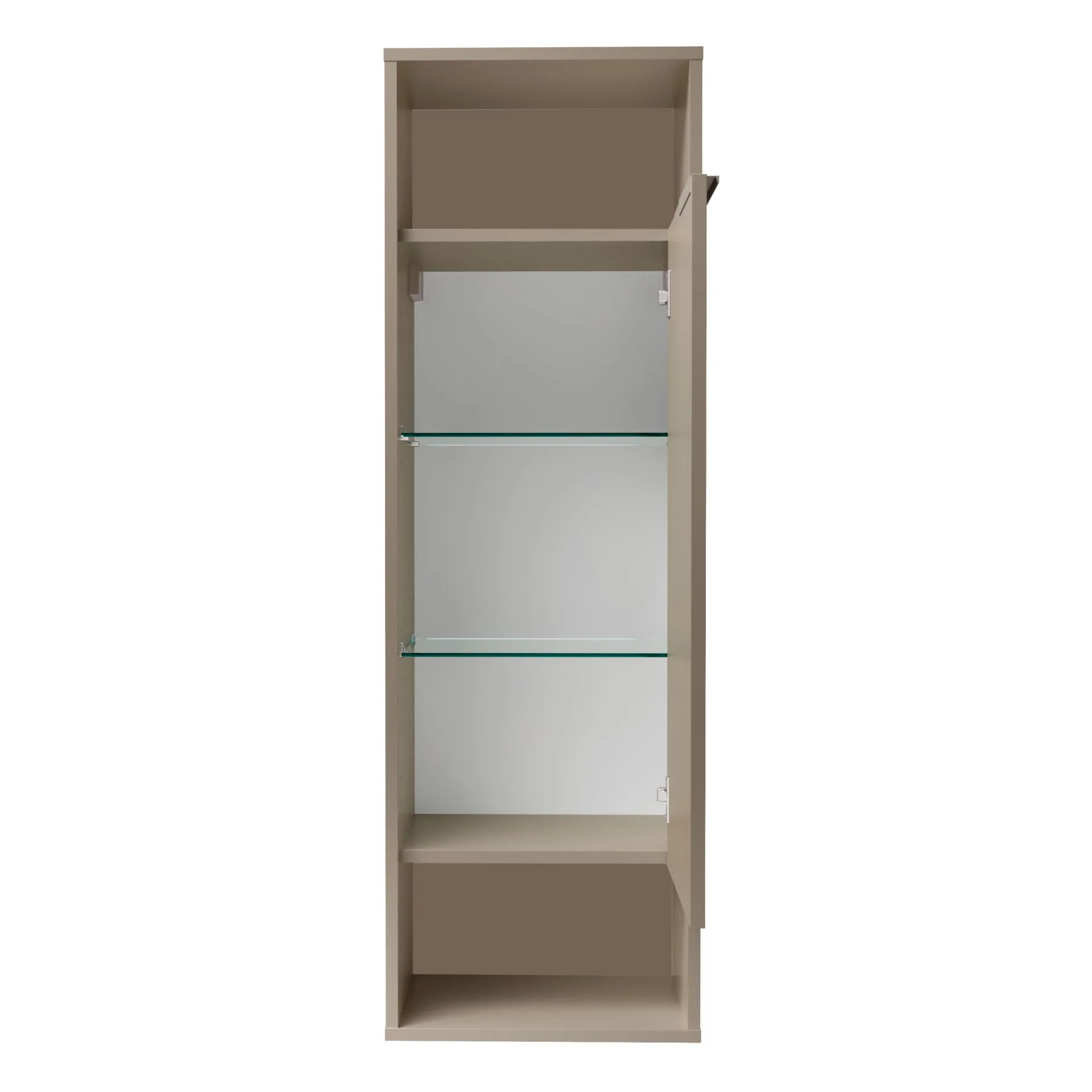 FACKELMANN B.PARIS Midischrank 40 cm breit, Grau, Türanschlag rechts