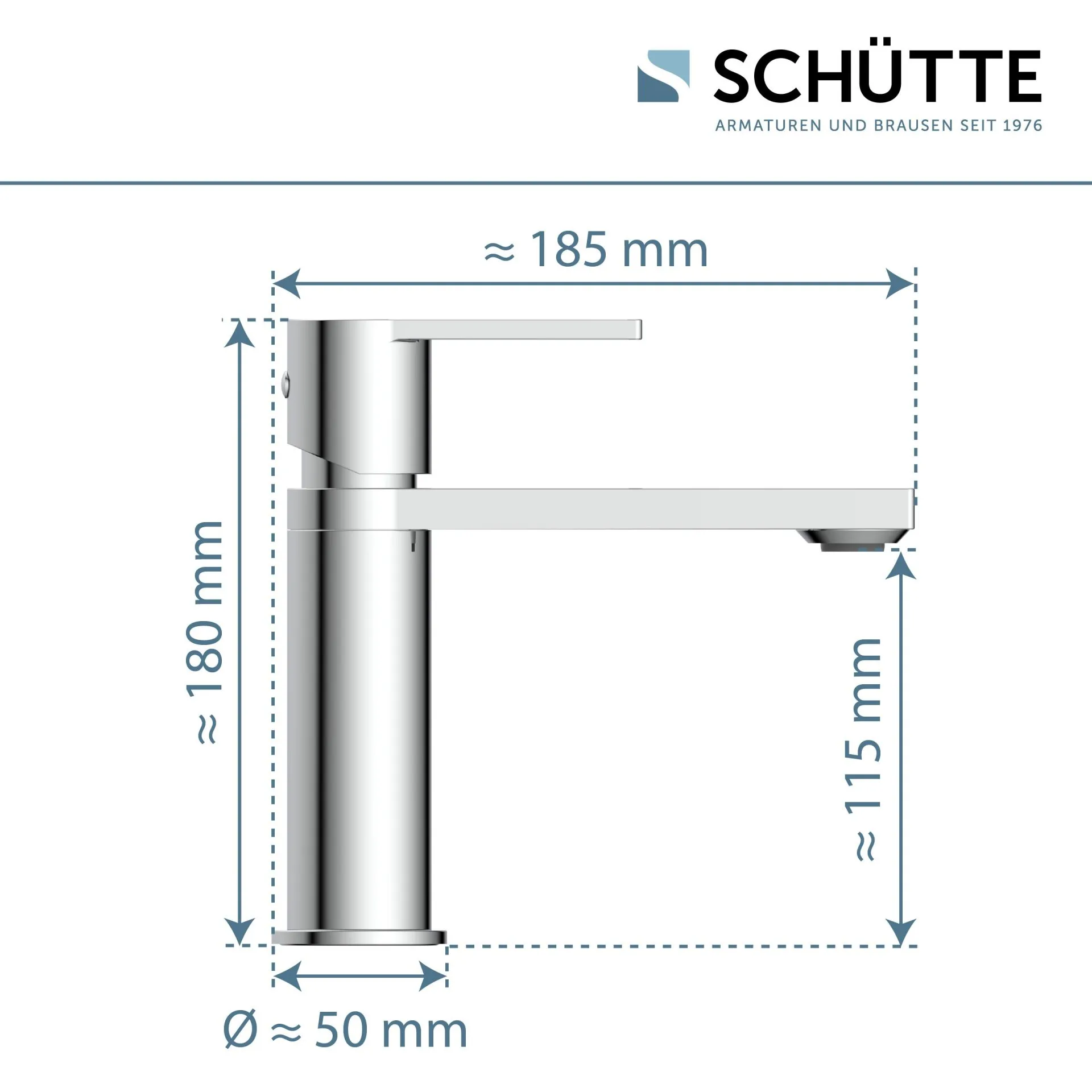 SCHÜTTE MANHATTAN Waschtischarmatur, Chrom
