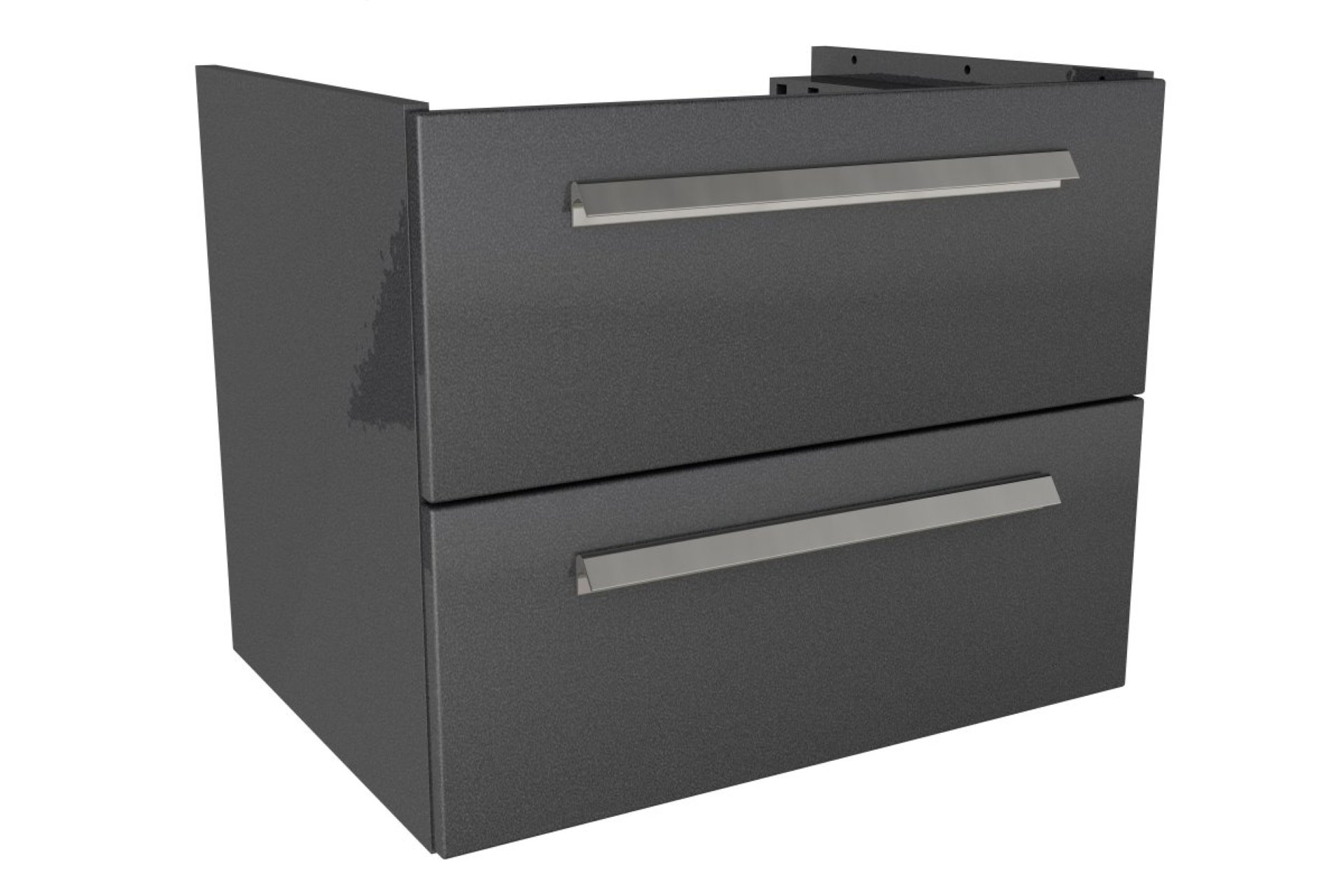 LANZET K1 Waschbeckenunterschrank 59 cm, Anthrazit