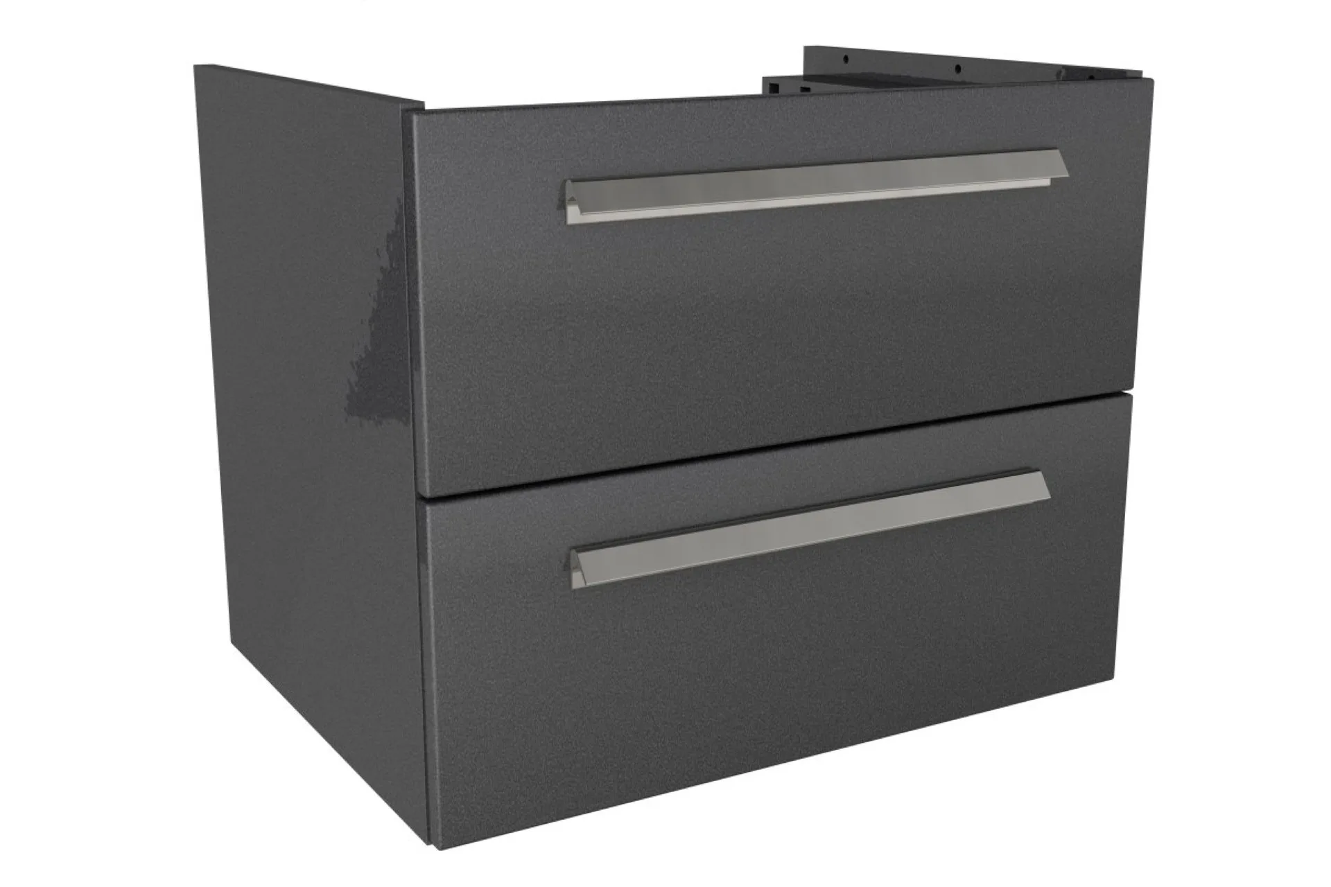 LANZET K1 Waschbeckenunterschrank 59 cm, Anthrazit