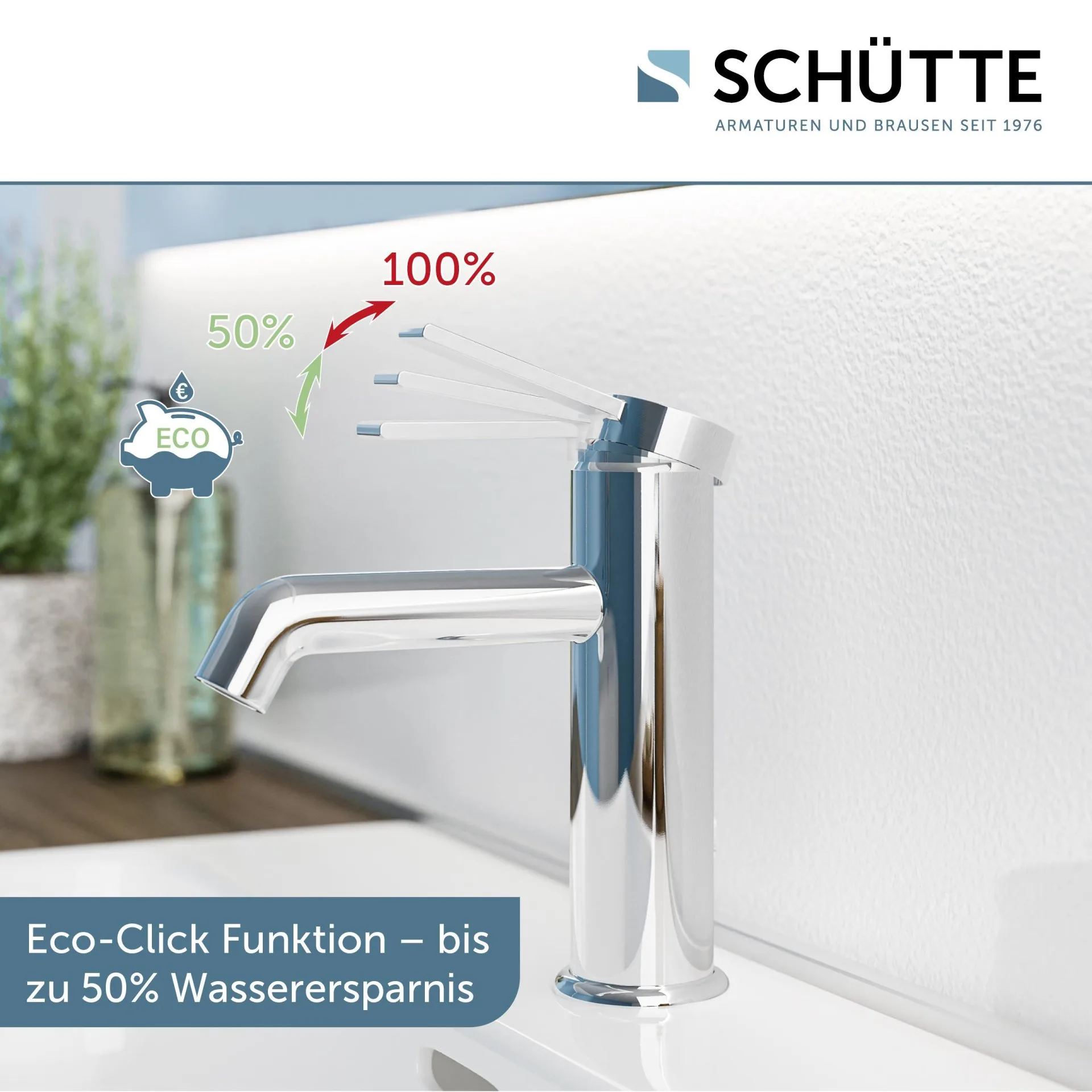 SCHÜTTE LOS ANGELES Waschtischarmatur, Chrom