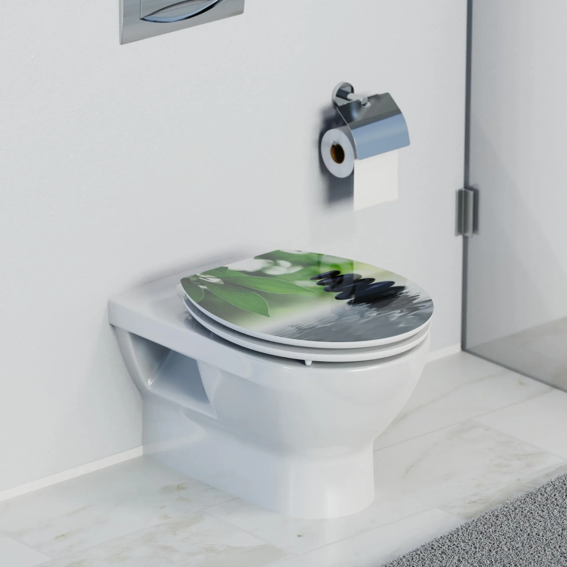 SCHÜTTE OASIS WC-Sitz, MDF HG, mit Absenkautomatik