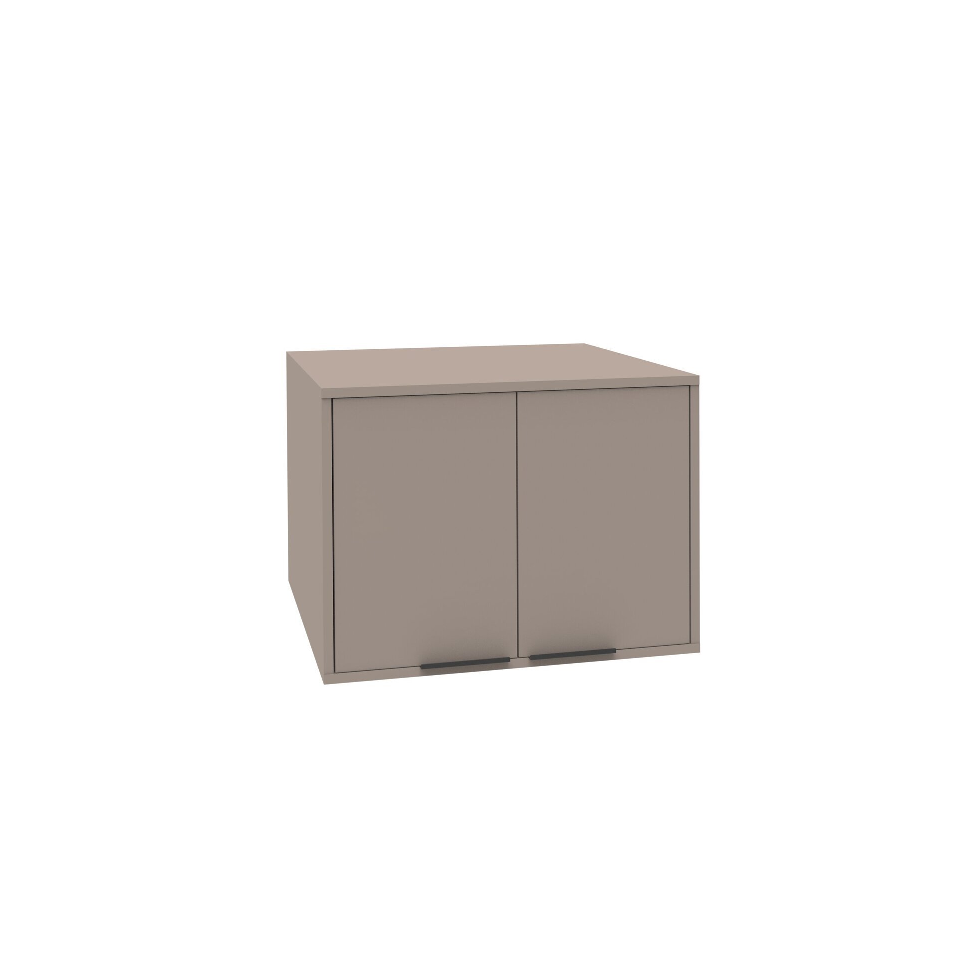 FACKELMANN Waschmaschinen Aufsatzschrank 65 cm breit, Grau