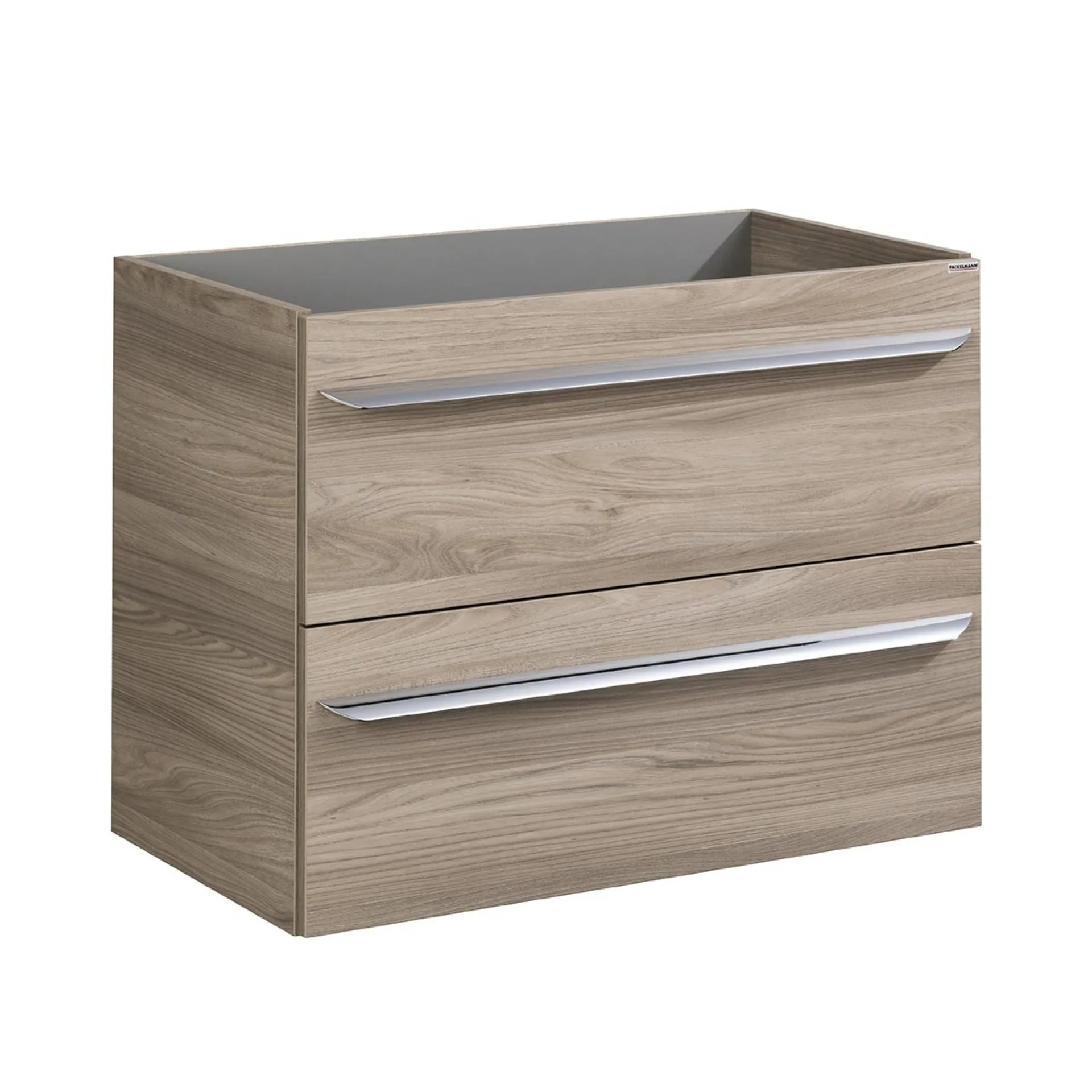 FACKELMANN LUXOR Waschbeckenunterschrank 80 cm breit, Braun hell