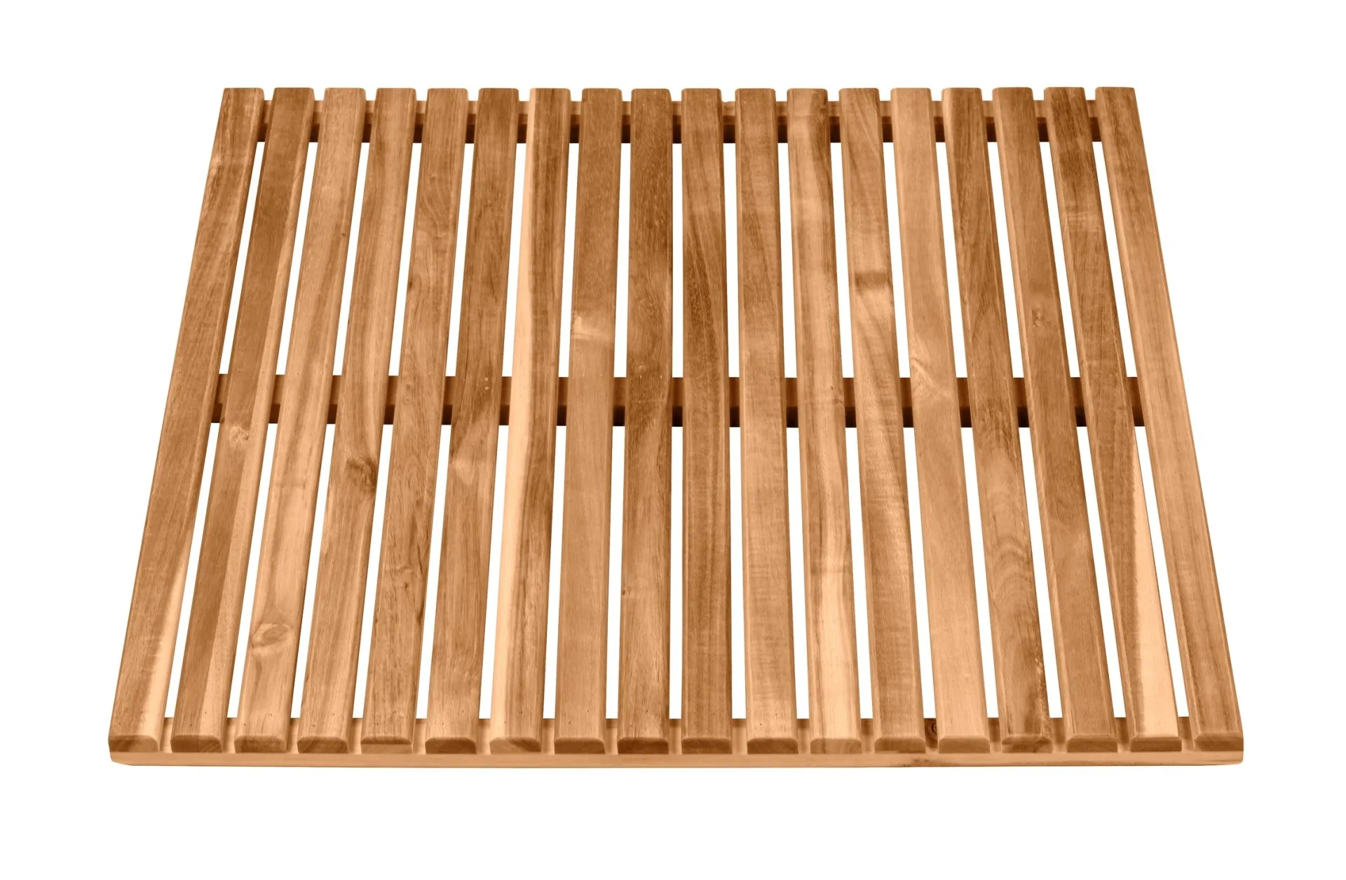 WENKO ACACIA Badematte 55 x 55 cm, Braun, aus Akazienholz