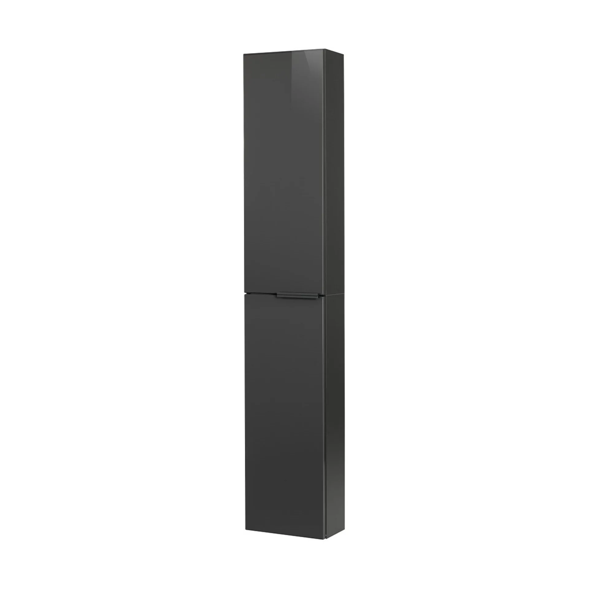 FACKELMANN LUNA Hochschrank 30 cm breit, Anthrazit, slim