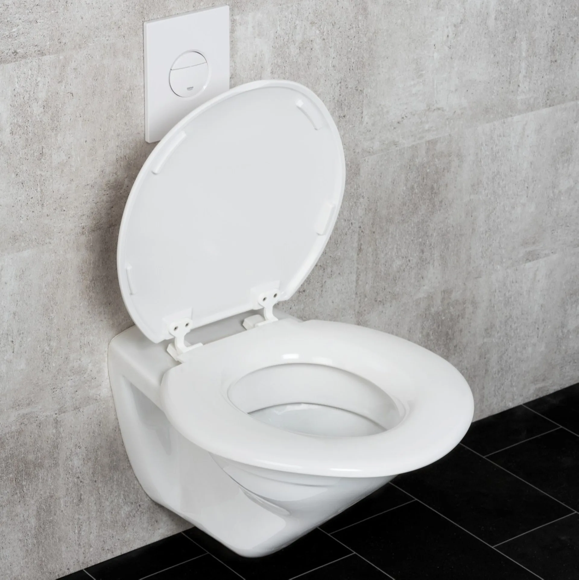 WENKO TORINO XXL WC-Sitz, Weiß, 300 kg Tragkraft