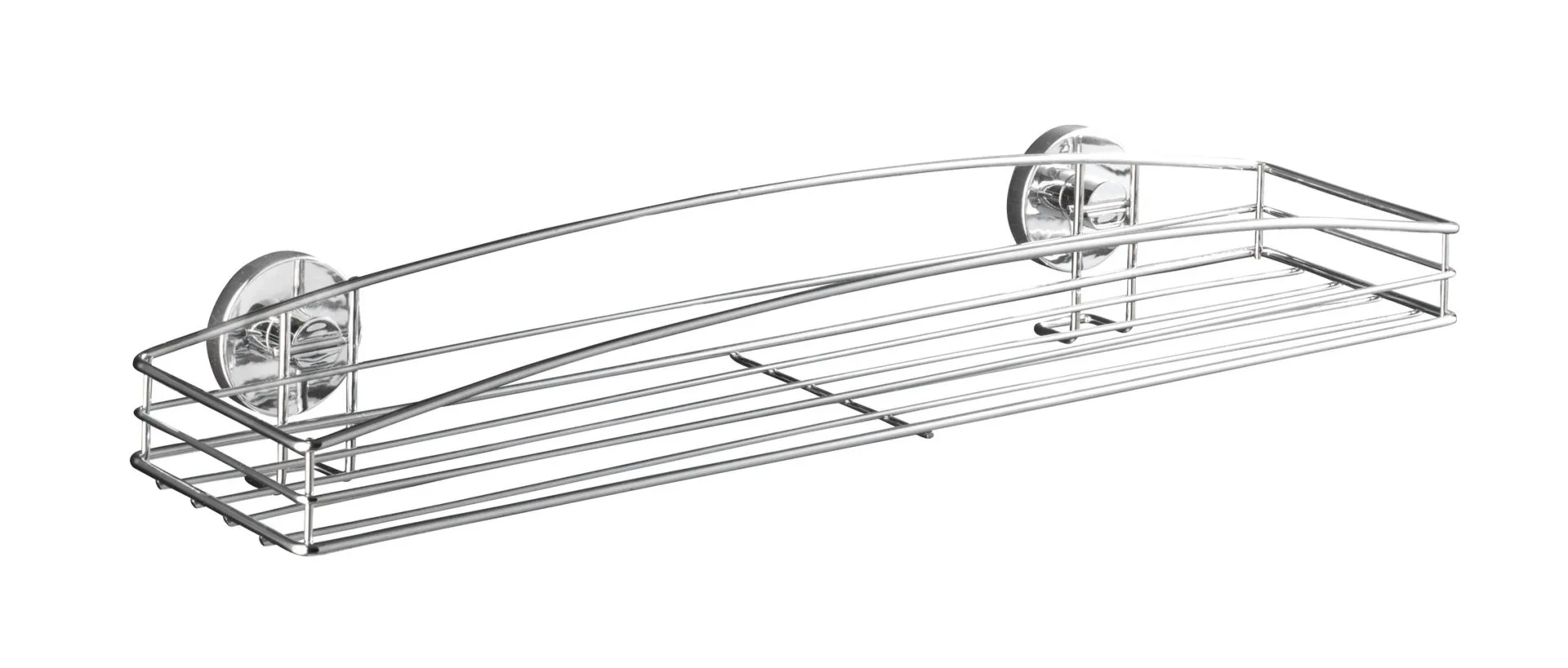 WENKO MILAZZO Duschablage, Befestigen ohne bohren, Vacuum-Loc®