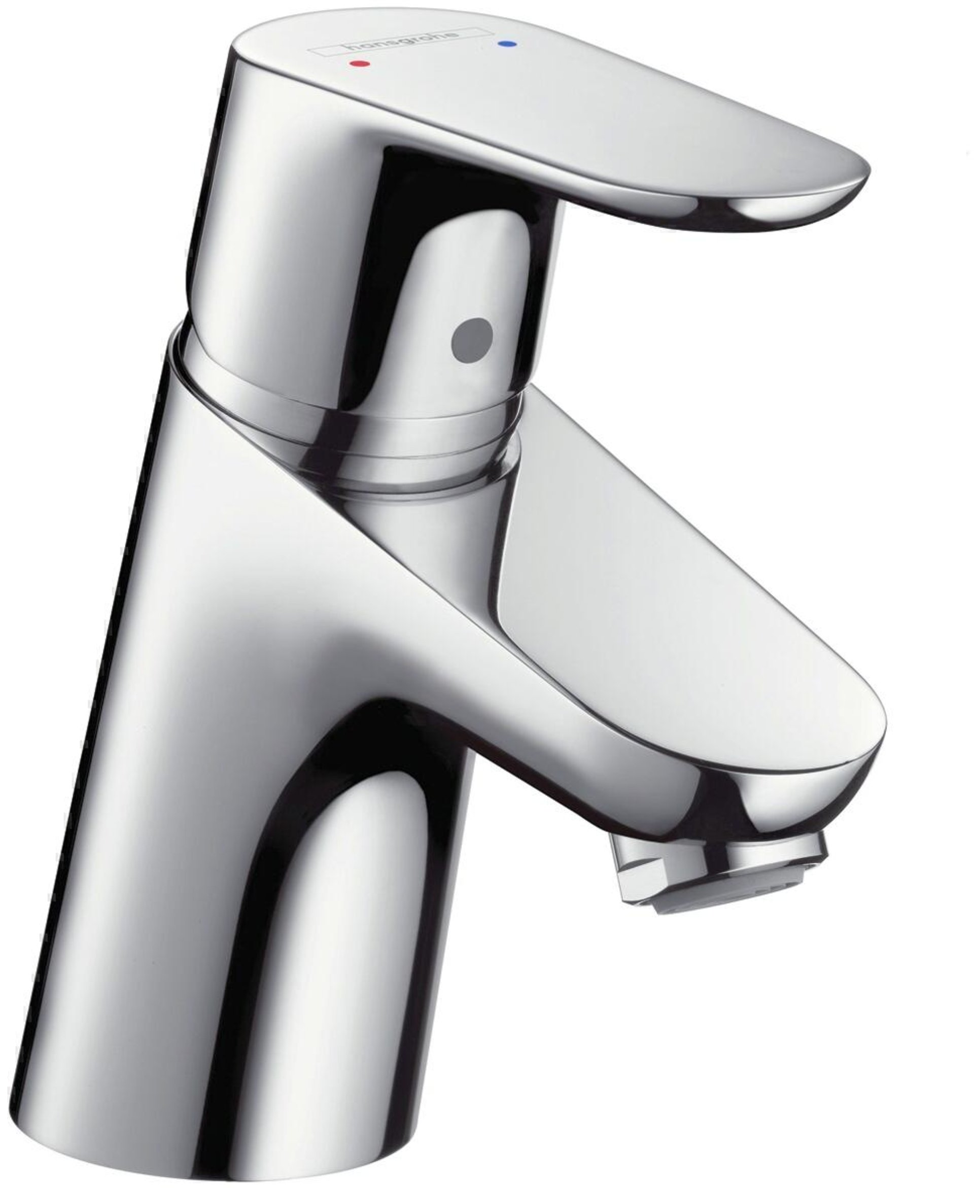 HANSGROHE FOCUS 70 Waschtischarmatur, Chrom, mit Ablaufgarnitur, mit Niederdruck