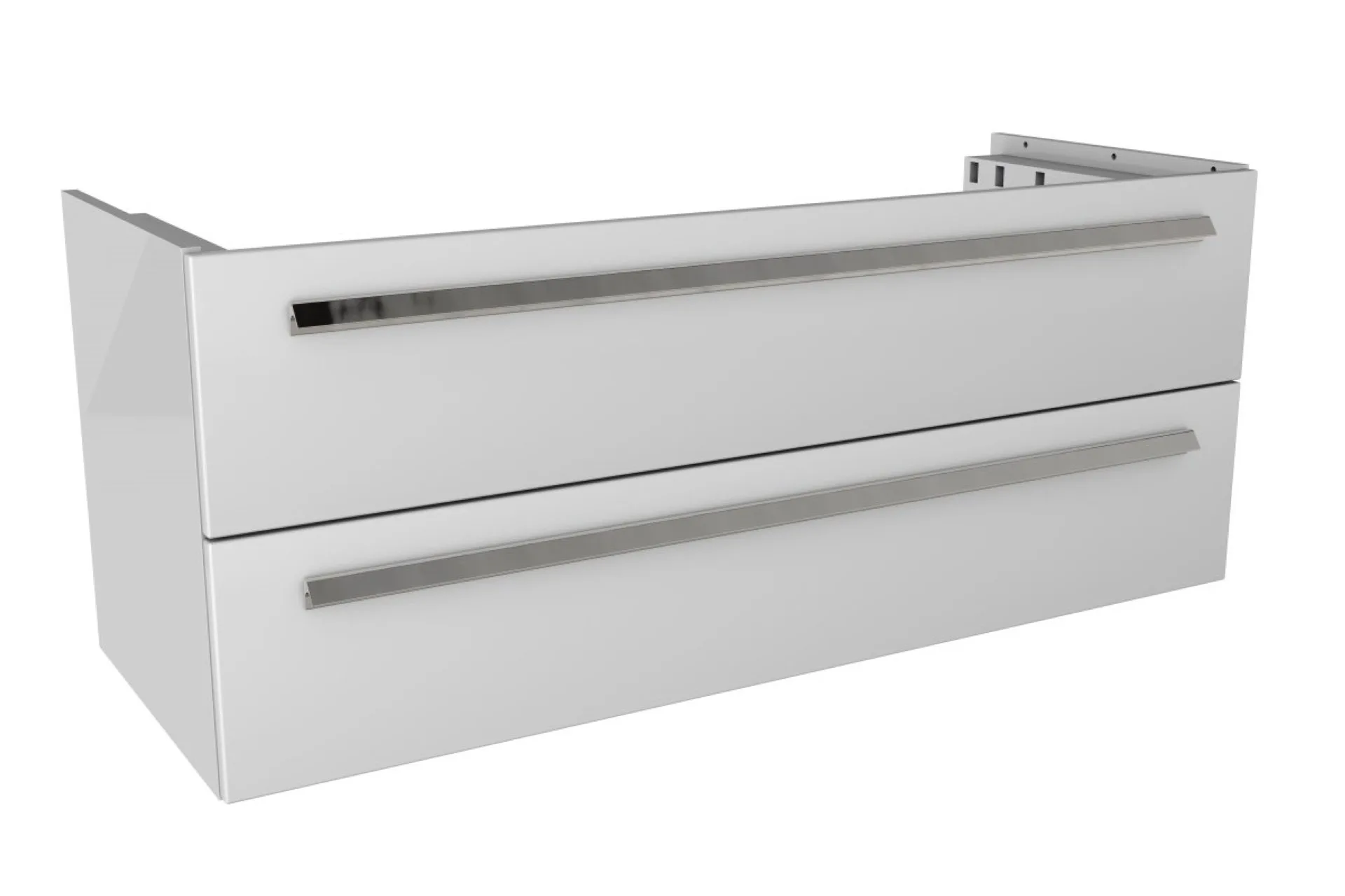 LANZET K1 Waschbeckenunterschrank 120 cm, Weiß