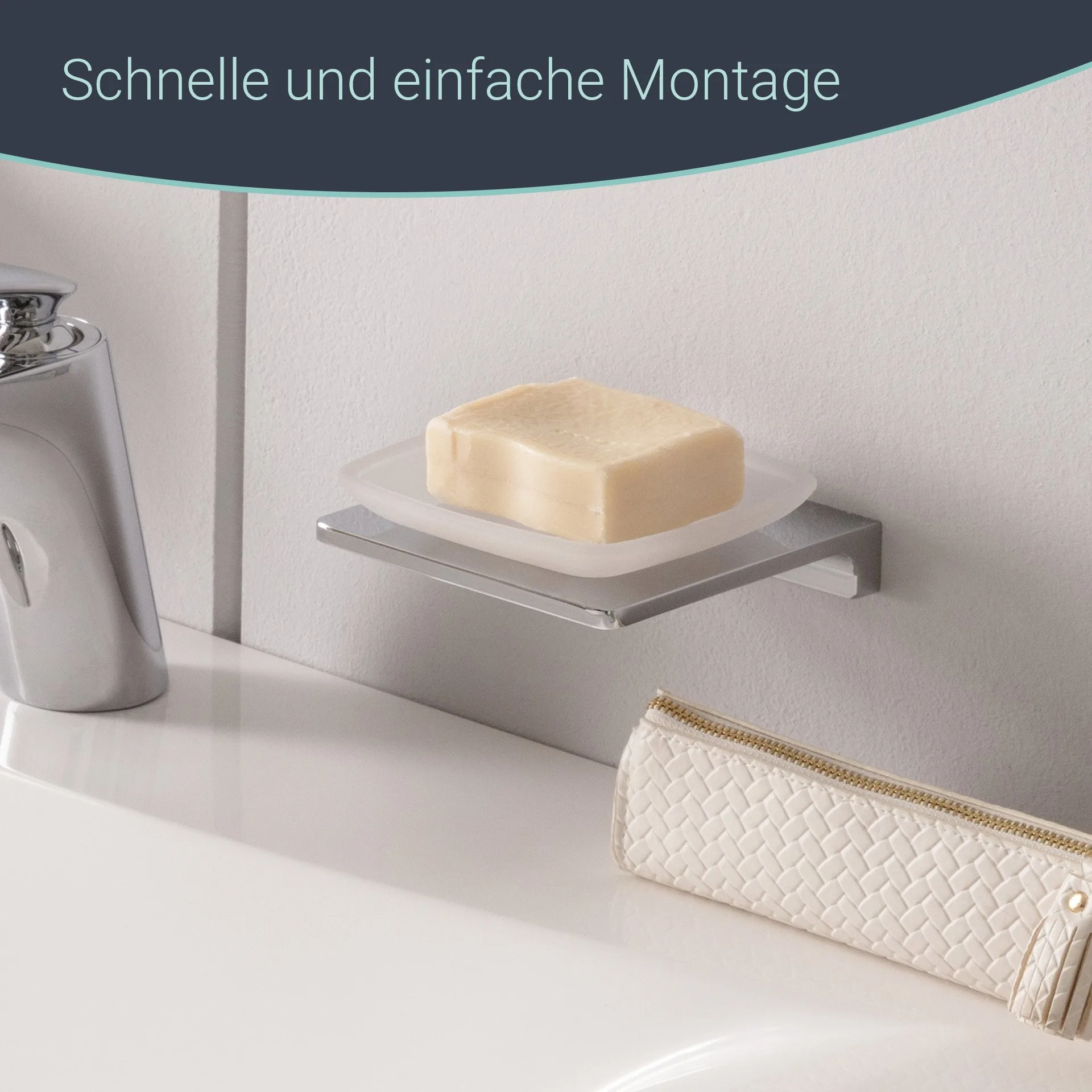 BadeDu SIRIUS Ablageschale Chrom