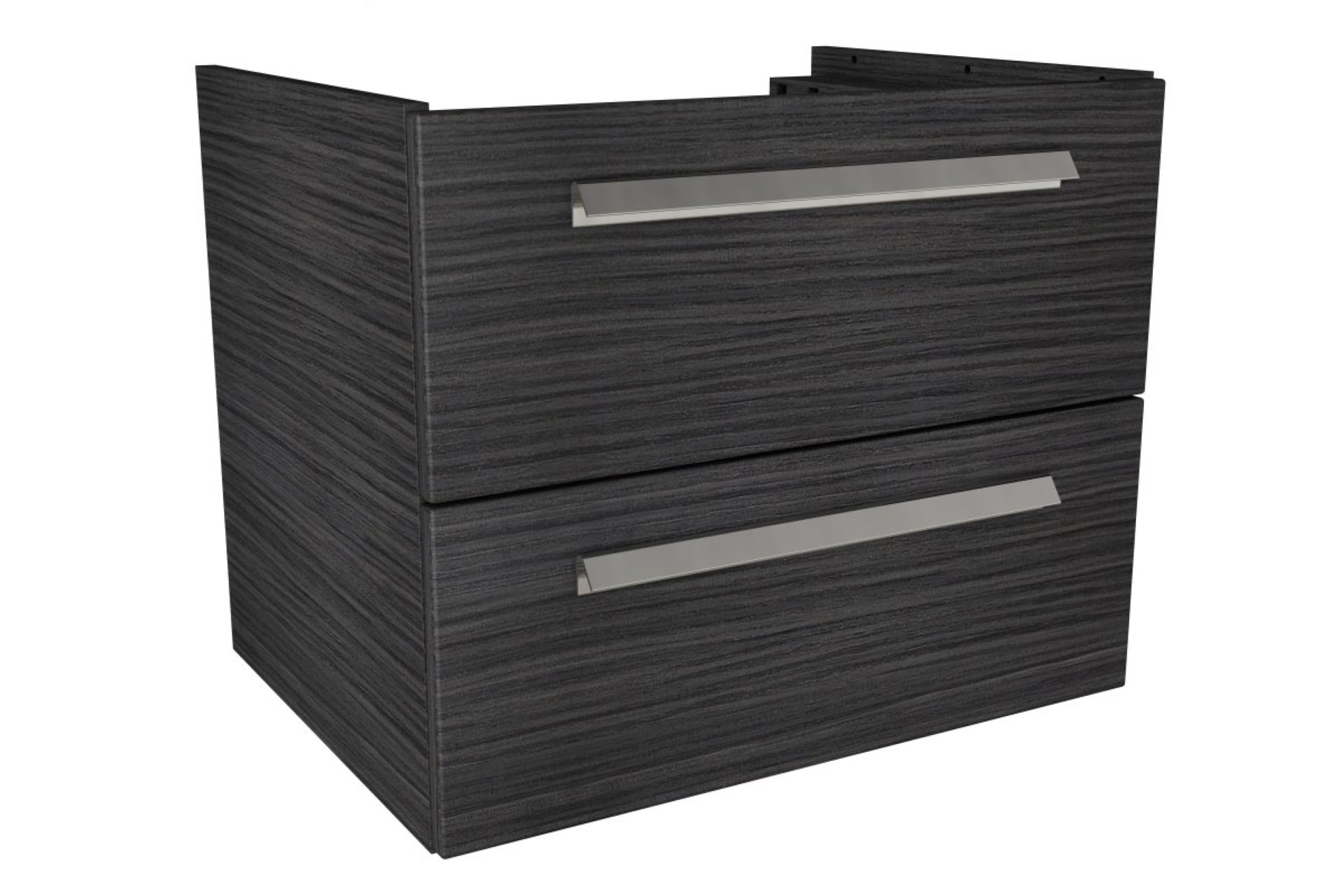 LANZET K1 Waschbeckenunterschrank 59 cm, Anthrazit Holzoptik