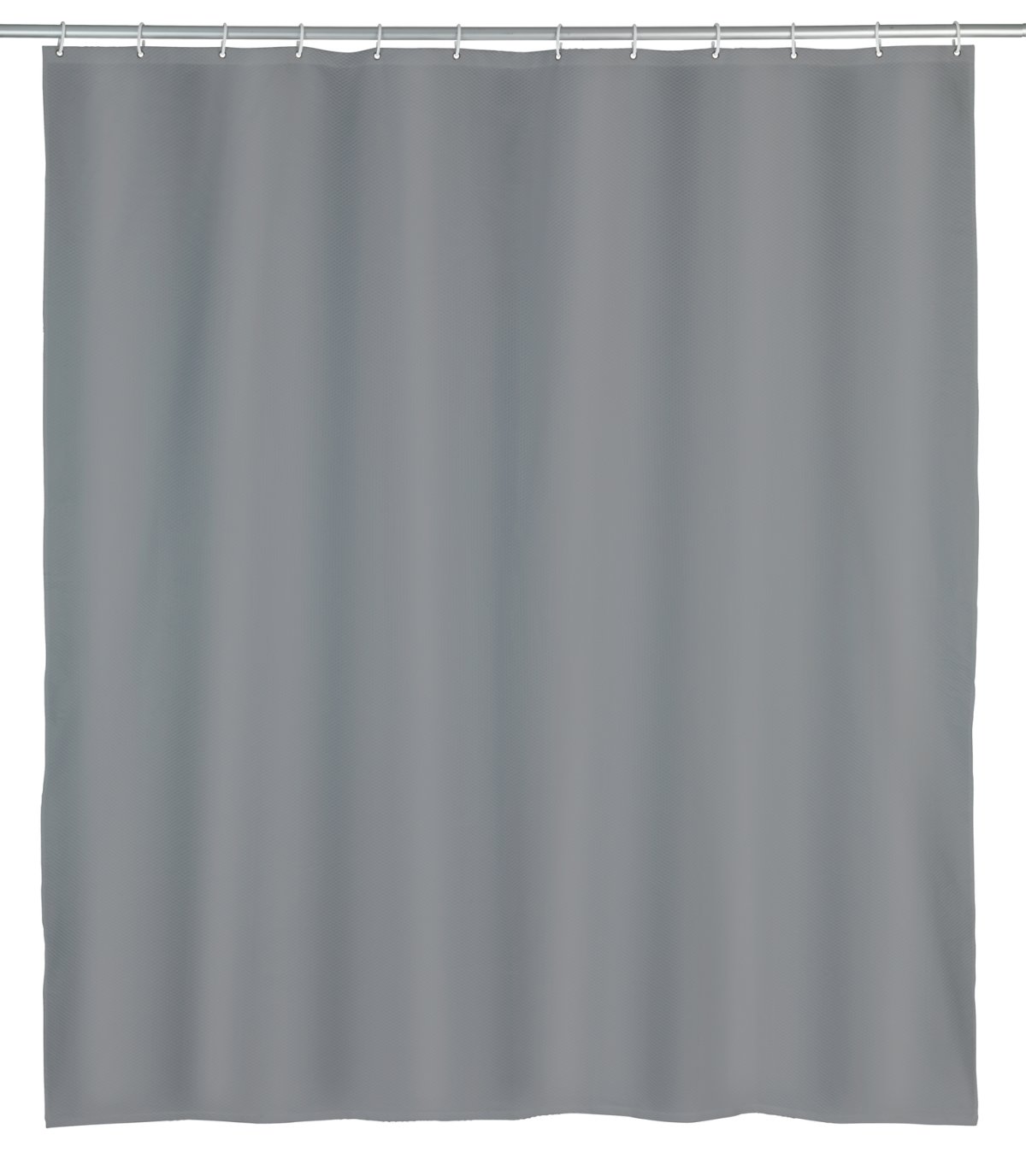 WENKO PUNTO Duschvorhang 180 x 200 cm, Grau