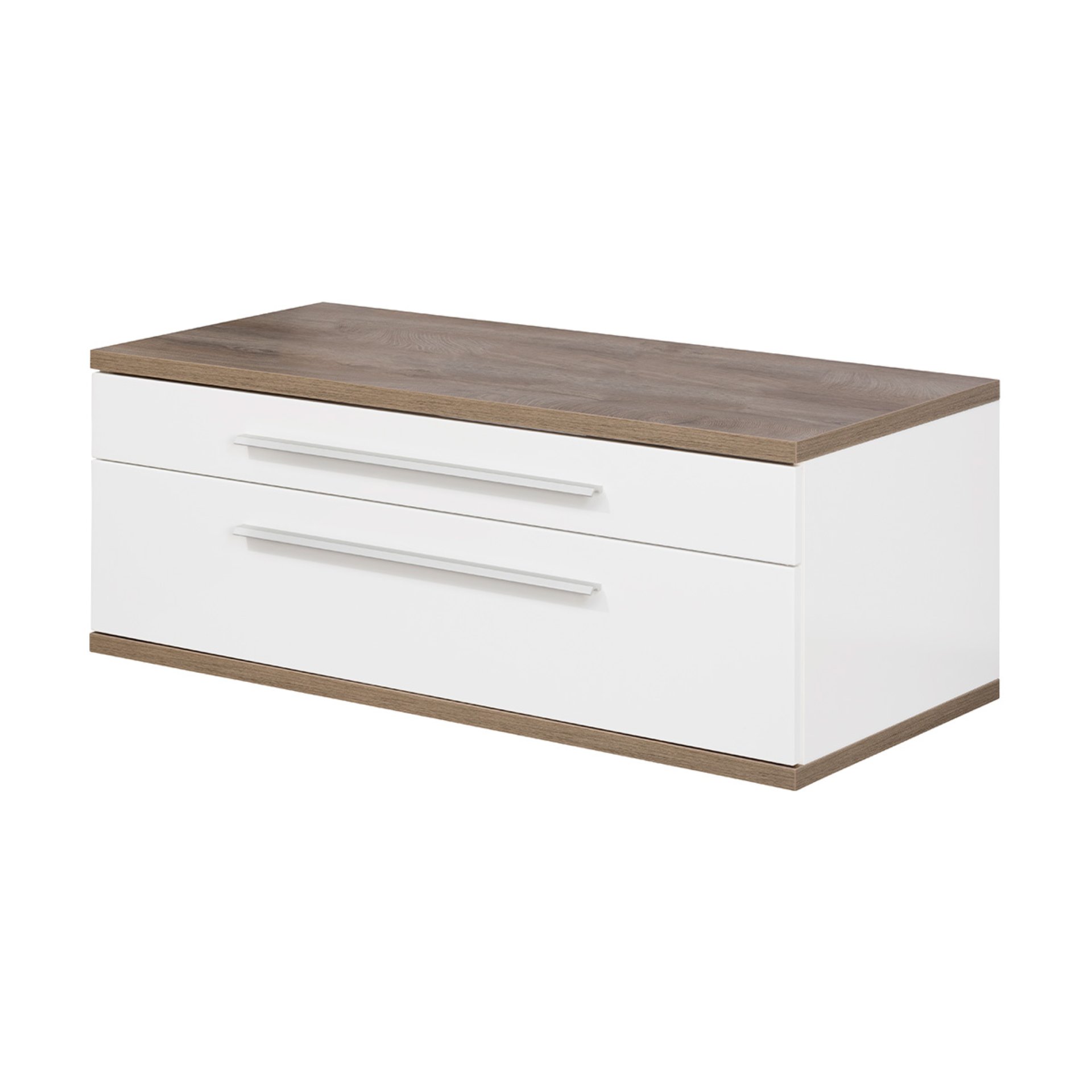 Fackelmann STANFORD Waschbeckenunterschrank 110 cm, Weiß