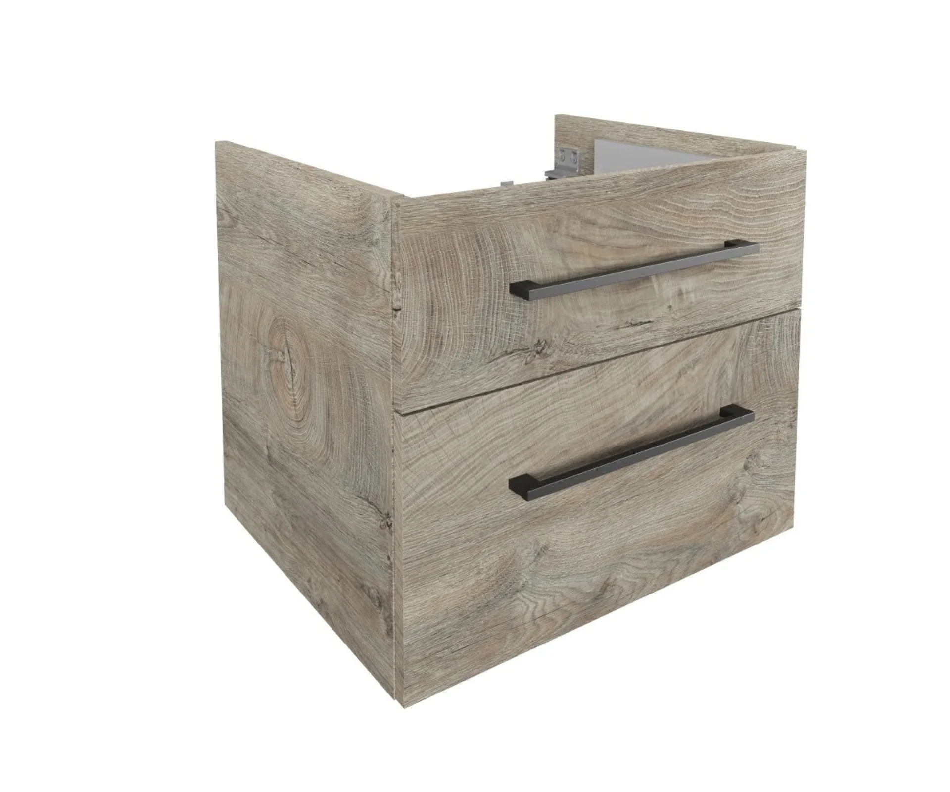 Fackelmann OXFORD Waschbeckenunterschrank 60 cm breit, Braun hell