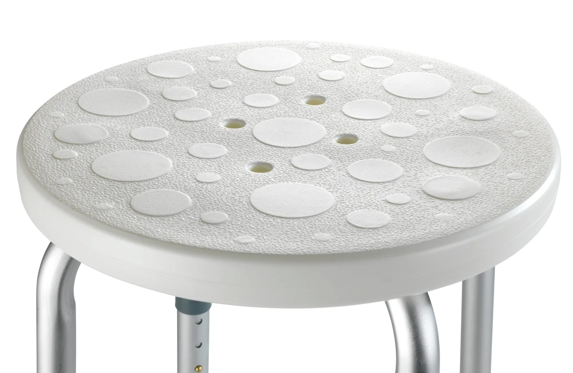 WENKO SECURA Badhocker, höhenverstellbar, 120 kg Tragkraft, für Dusche und Wanne
