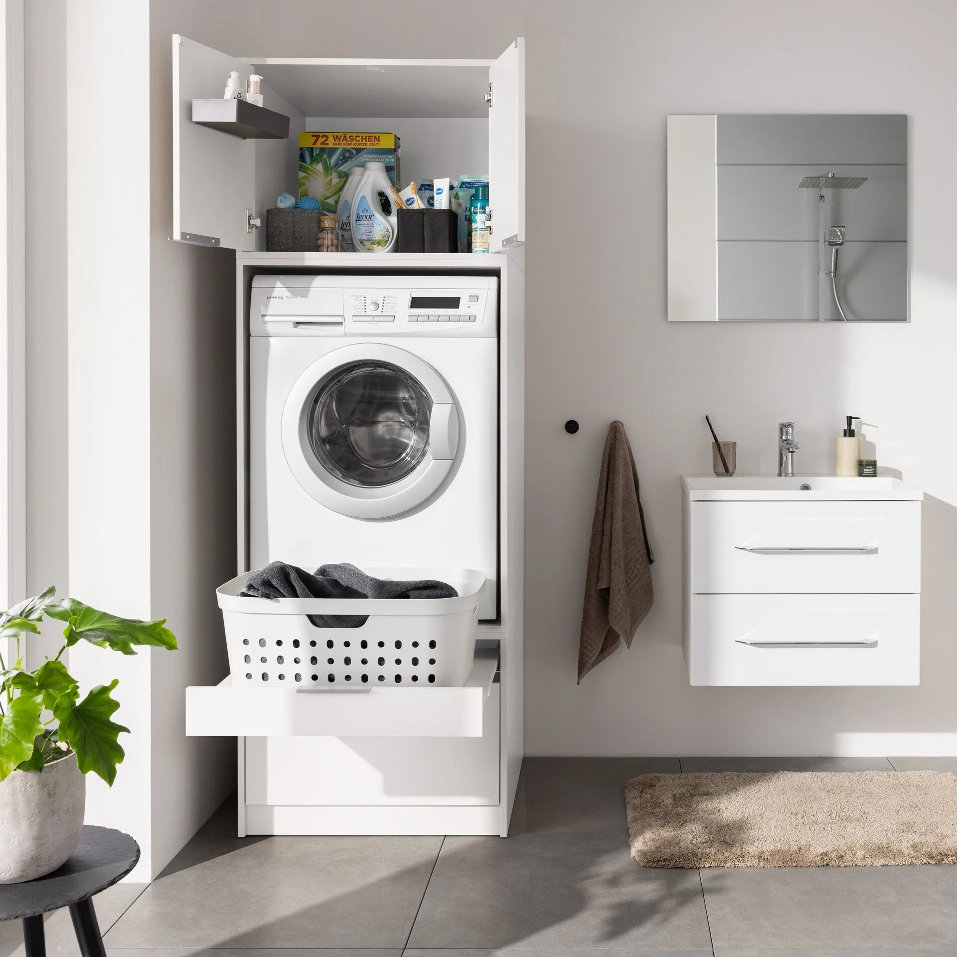 FACKELMANN  Aufsatzschrank S 65 cm breit, Weiß