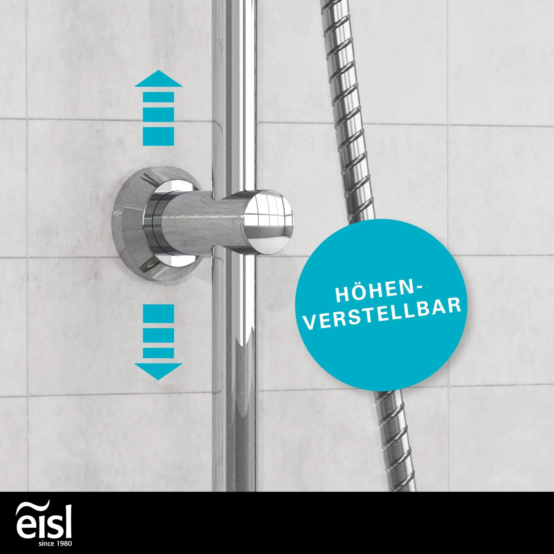 EISL SOMMERREGEN Überkopf-Brauseset, Chrom