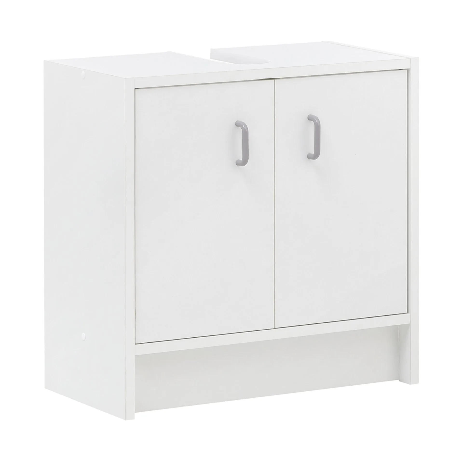 BadeDu DORE Waschbeckenunterschrank 54 cm breit, Weiß