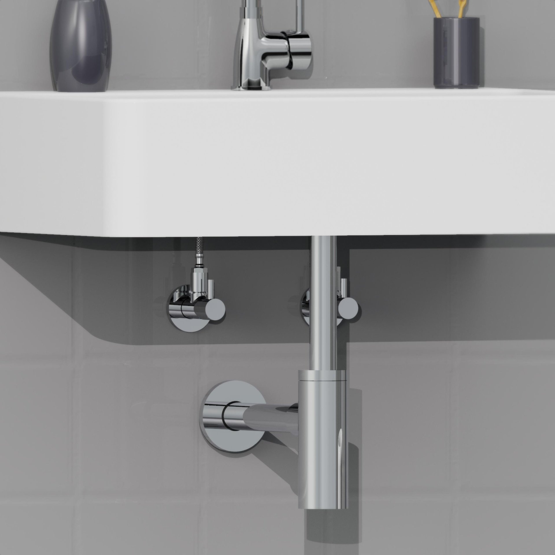 KIRCHHOFF Siphon, Chrom, 1 1/4 " x 32 mm