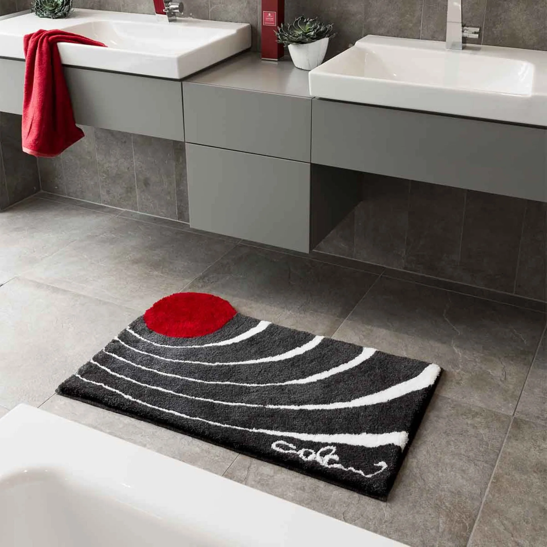 GRUND COLANI 2 Badematte 60 x 100 cm Anthrazit