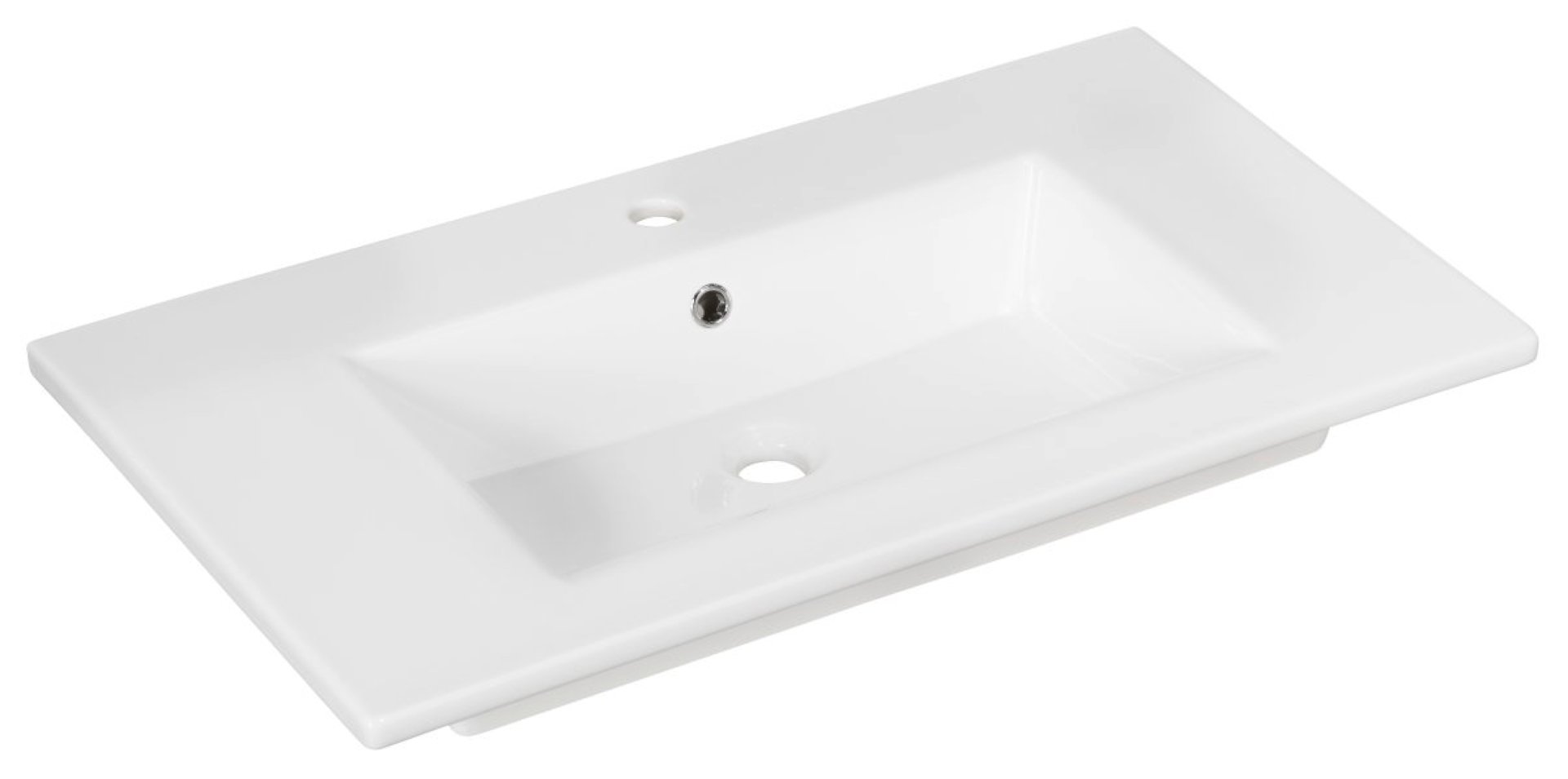 Fackelmann HYPE 3.0 Keramikbecken 80 cm, Weiß