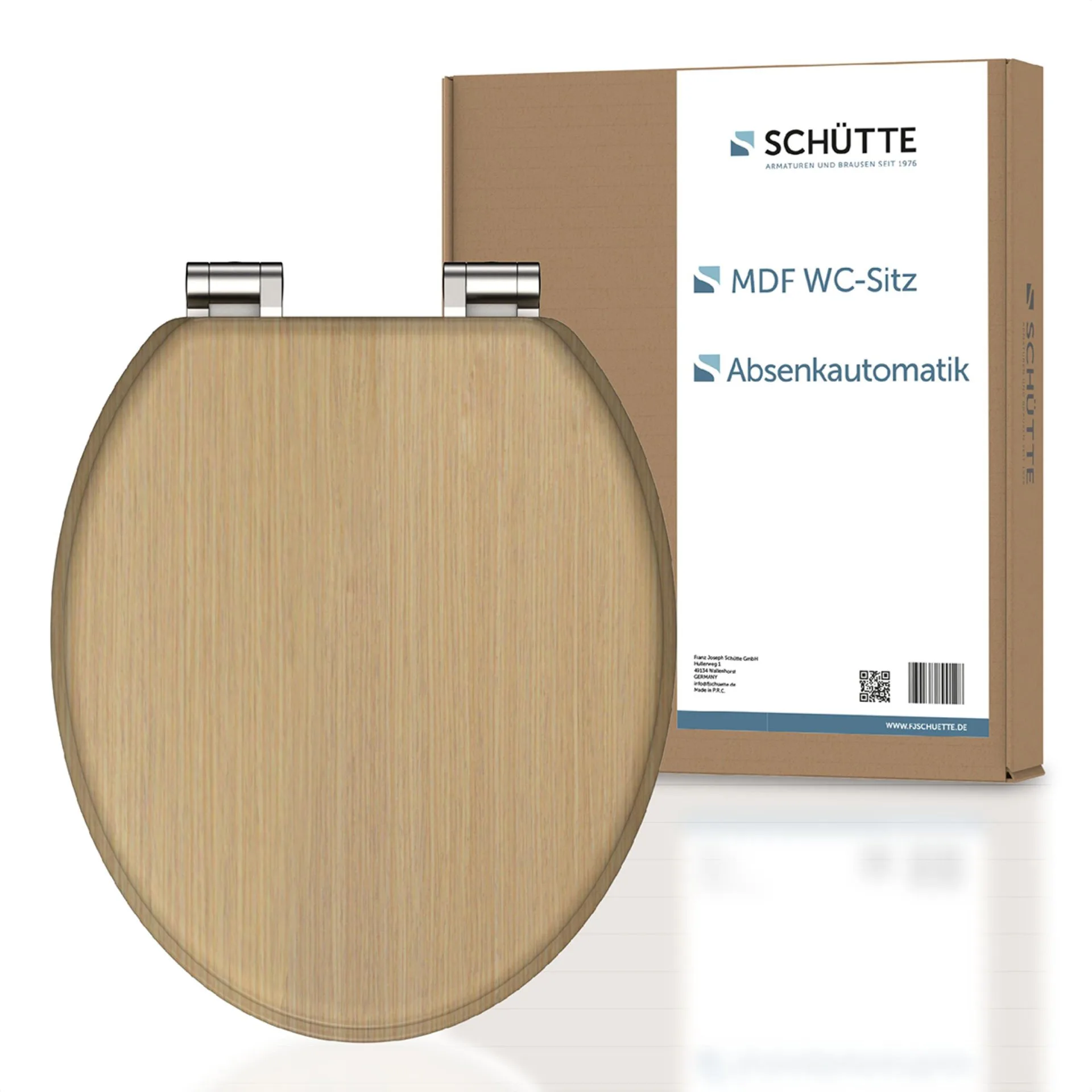 Schütte NATURAL WOOD WC-Sitz, mit Absenkautomatik