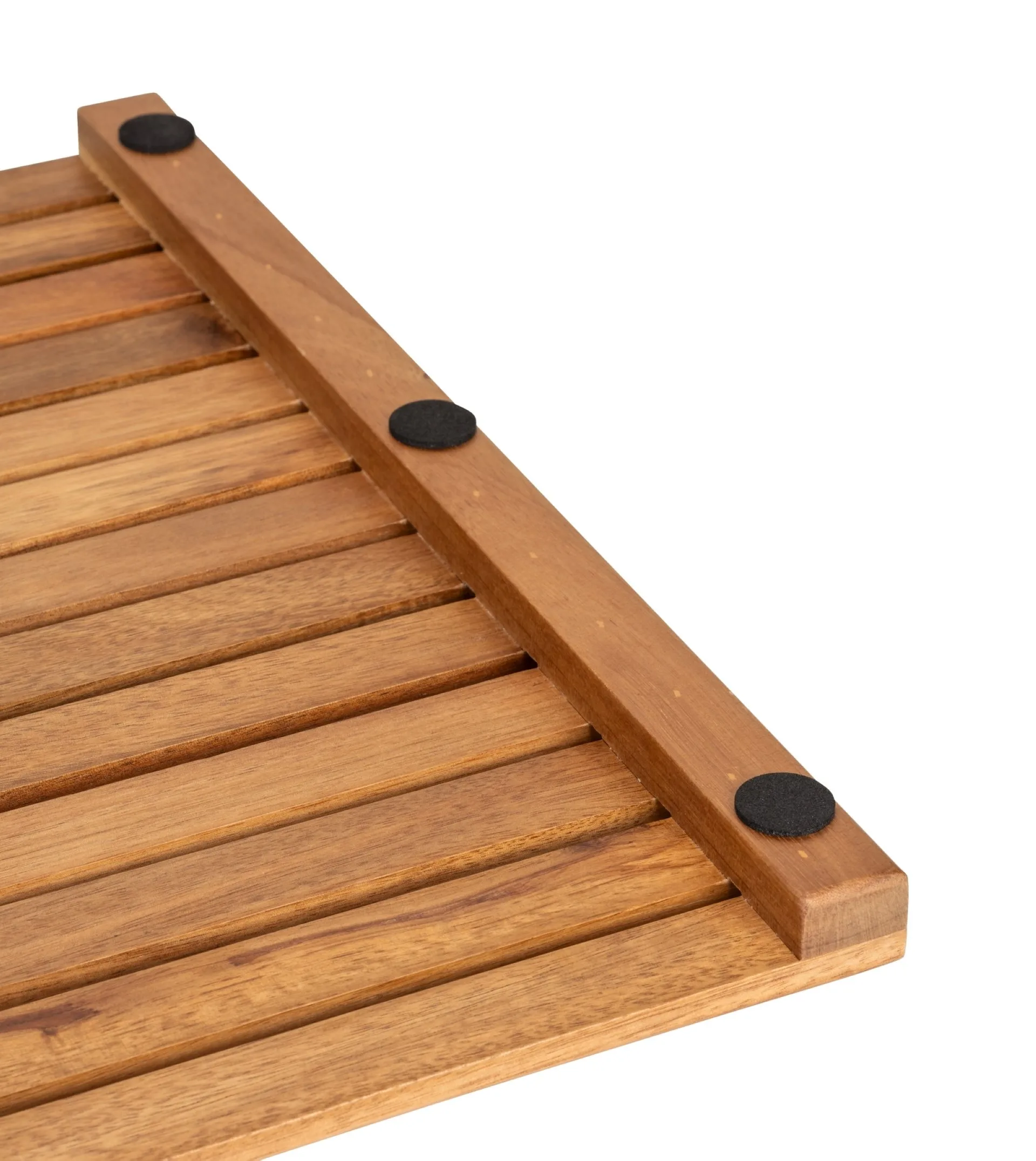 WENKO ACACIA Badematte 60 x 40 cm, Braun, aus Akazienholz