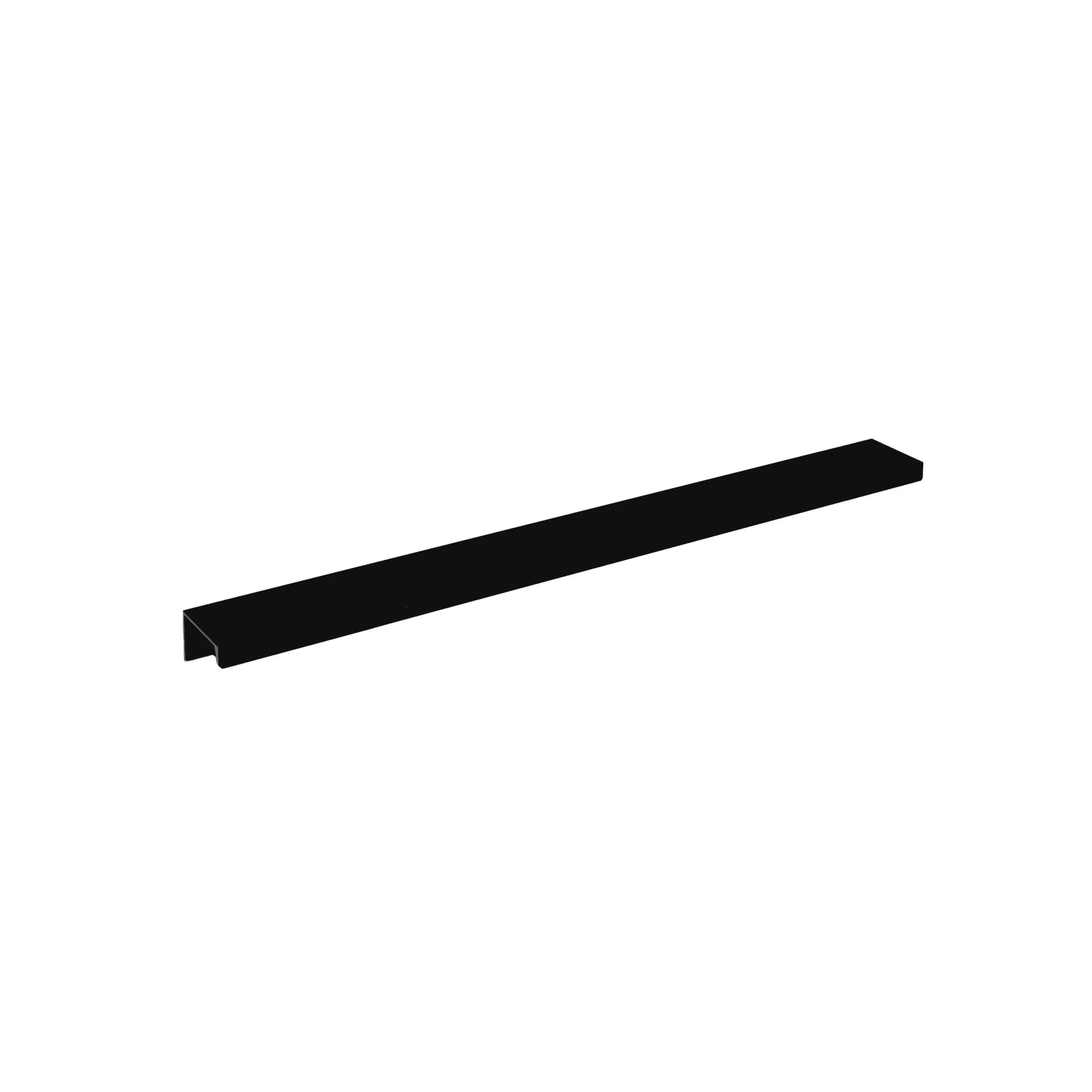 FACKELMANN Griffleiste 30,5 cm breit, Schwarz