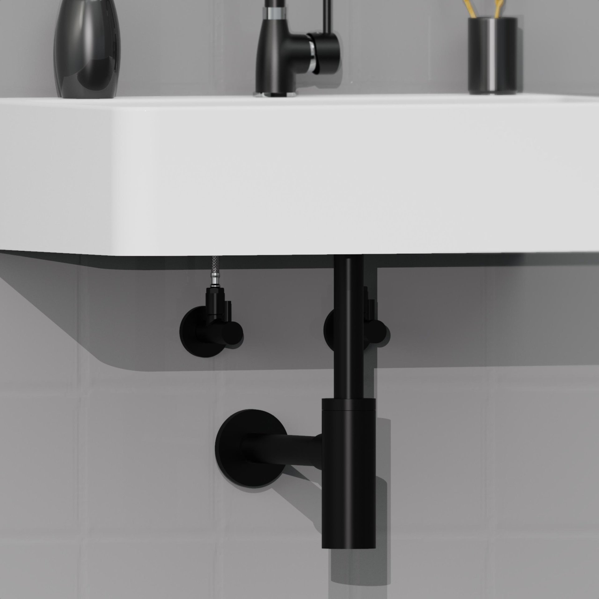 KIRCHHOFF Siphon, Schwarz matt