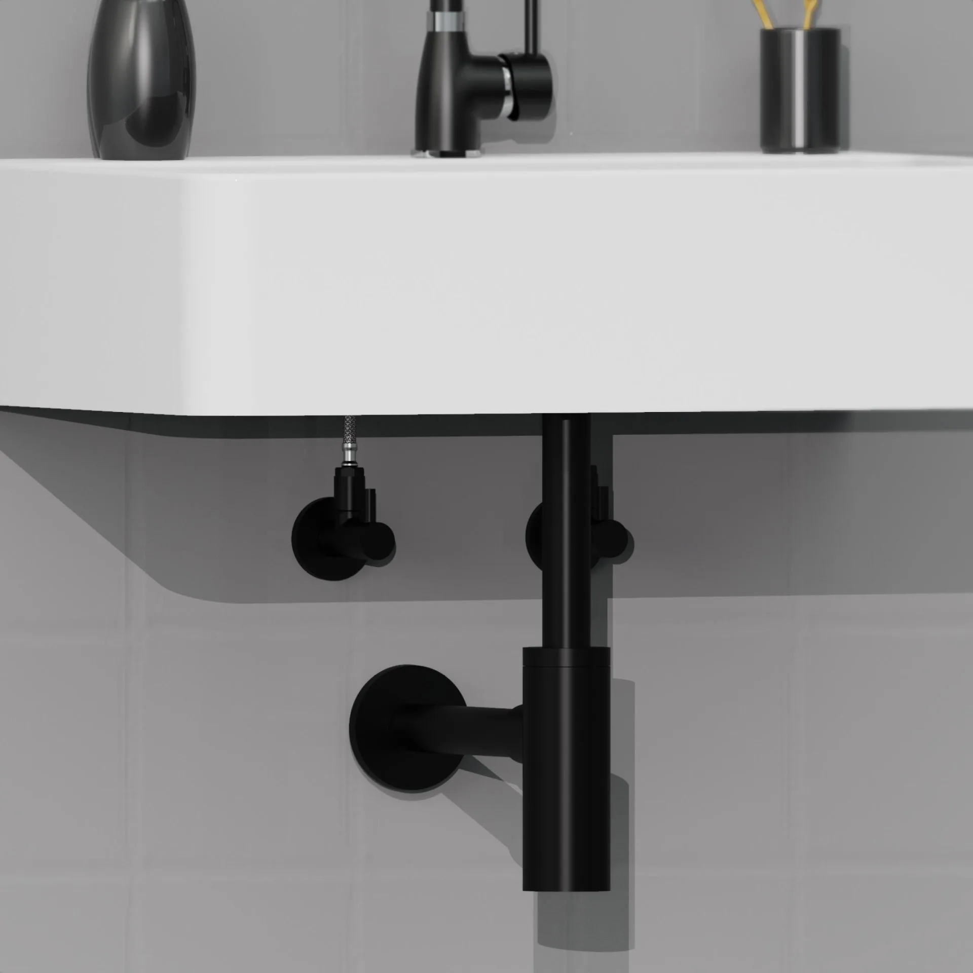 KIRCHHOFF Siphon, Schwarz matt
