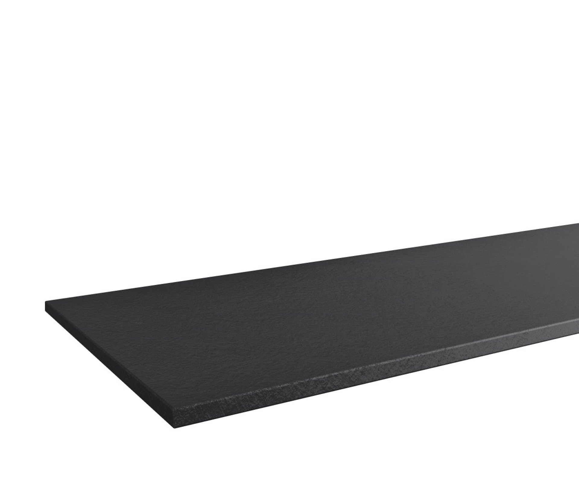 Fackelmann OXFORD Waschtischplatte 90,6 cm, Schwarz Schieferstruktur