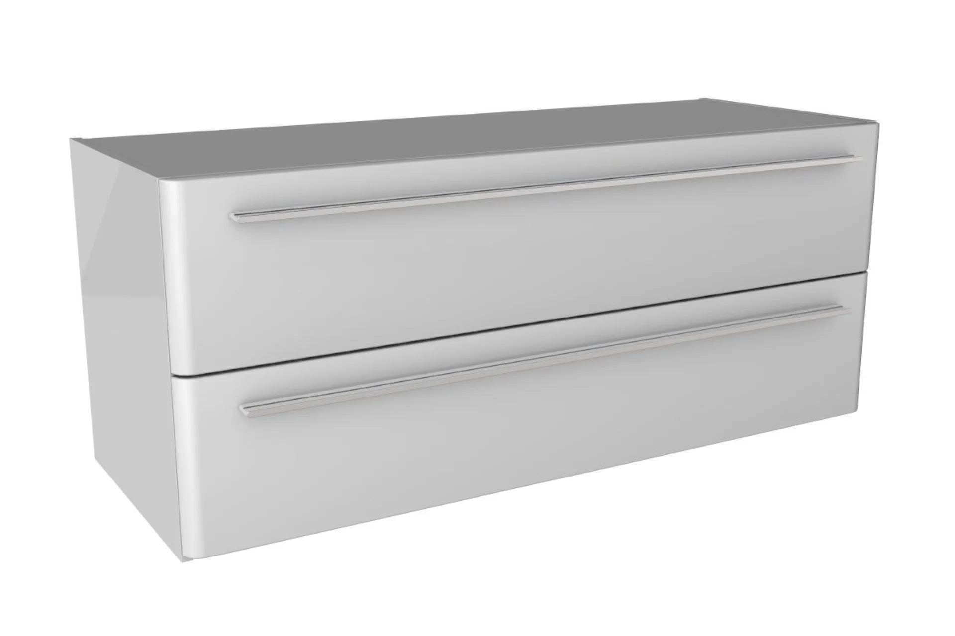 LANZET K8 Waschbeckenunterschrank 116 cm Weiß