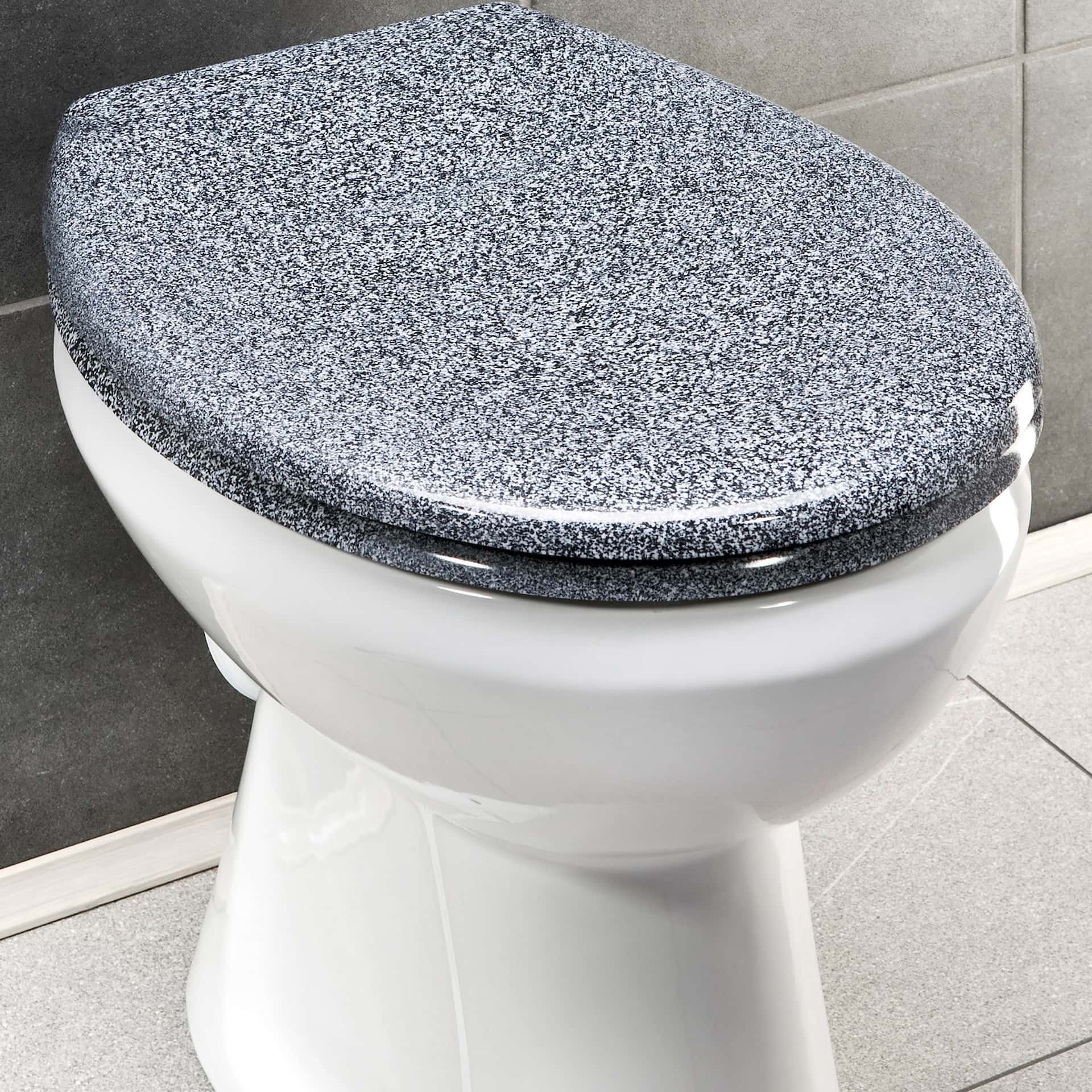 WENKO OTTANA WC-Sitz, Grau, mit Absenkautomatik