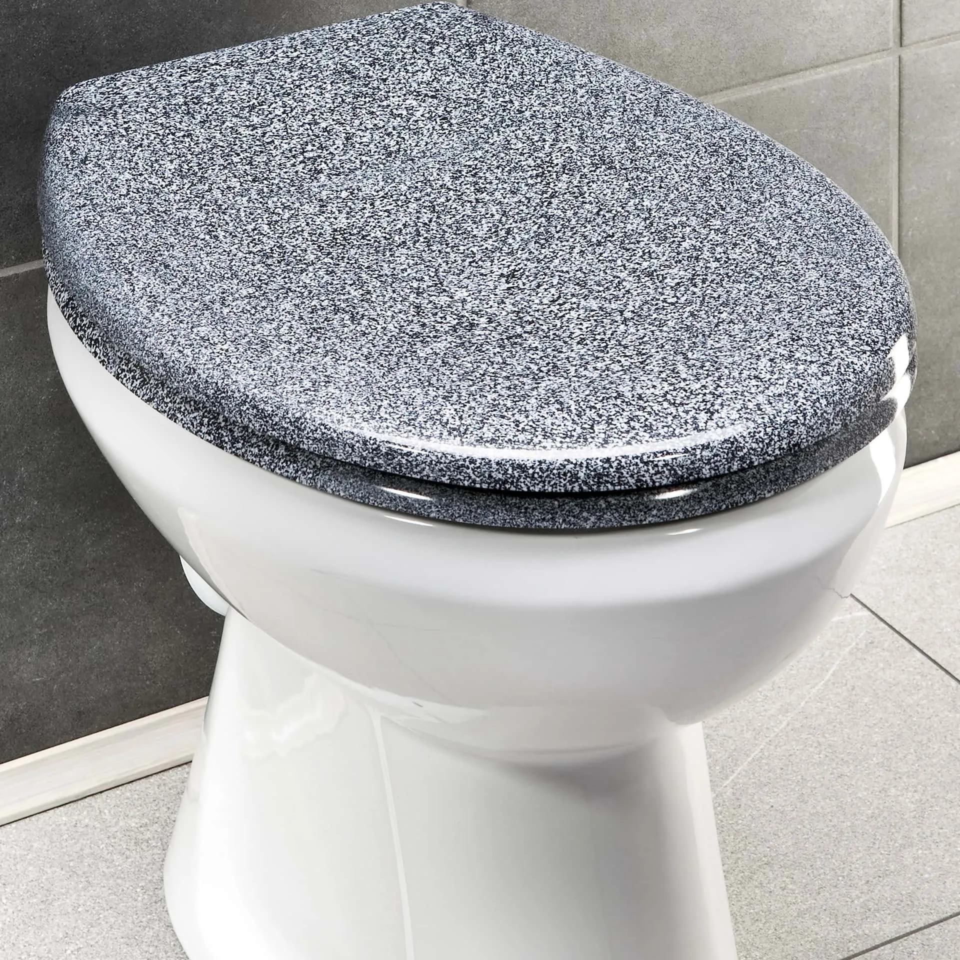 WENKO OTTANA WC-Sitz, Grau, mit Absenkautomatik