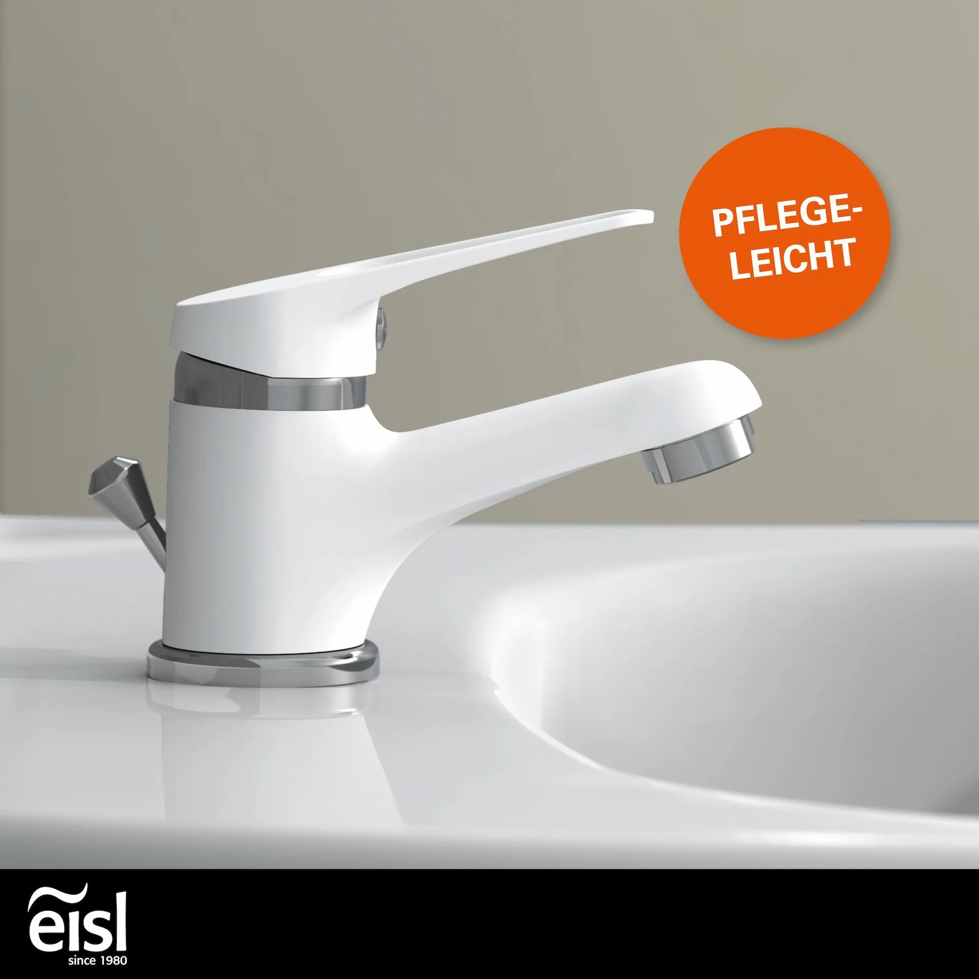 Eisl SPEED Waschtischarmatur, Weiß
