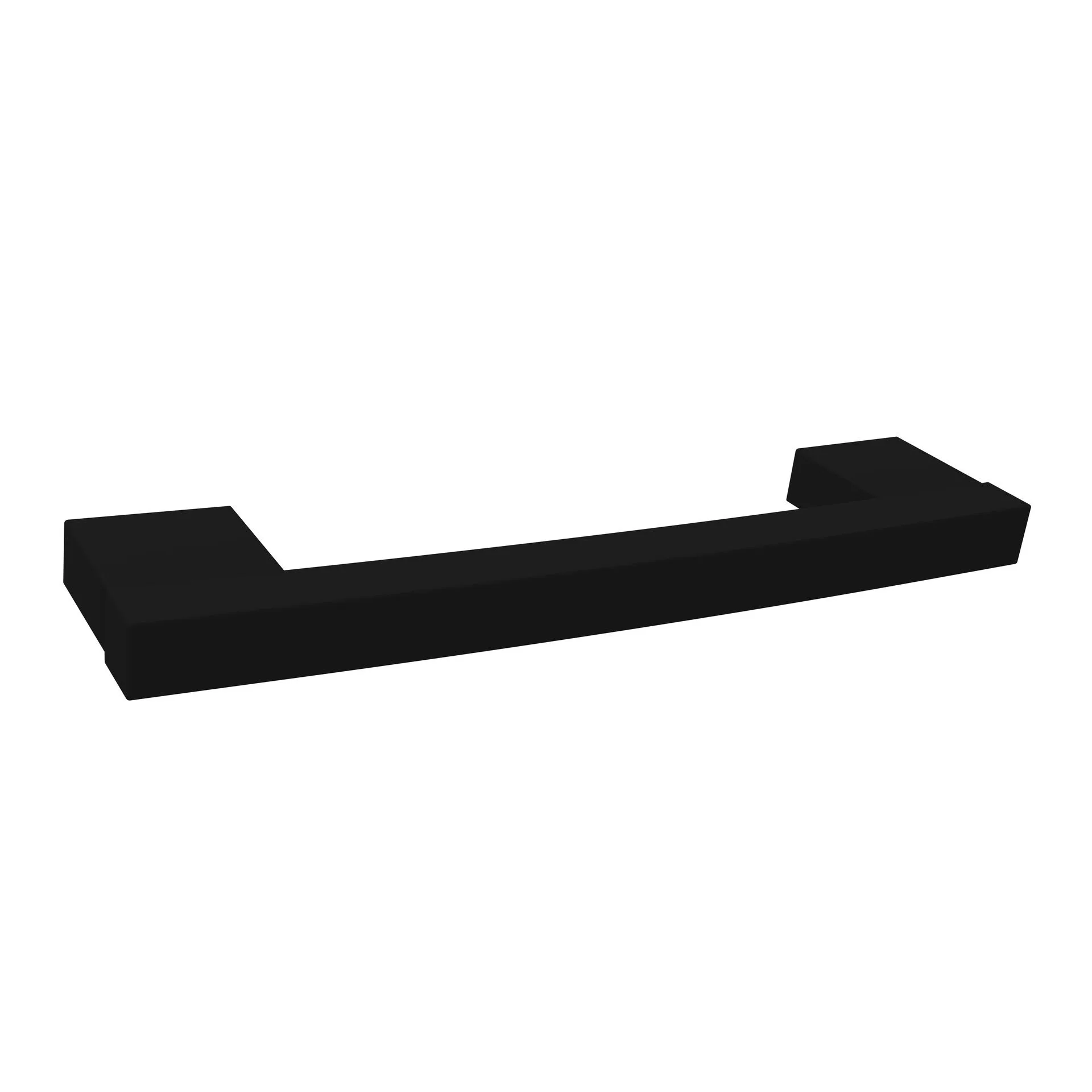 FACKELMANN Griff 15 cm breit, Schwarz, gebogen