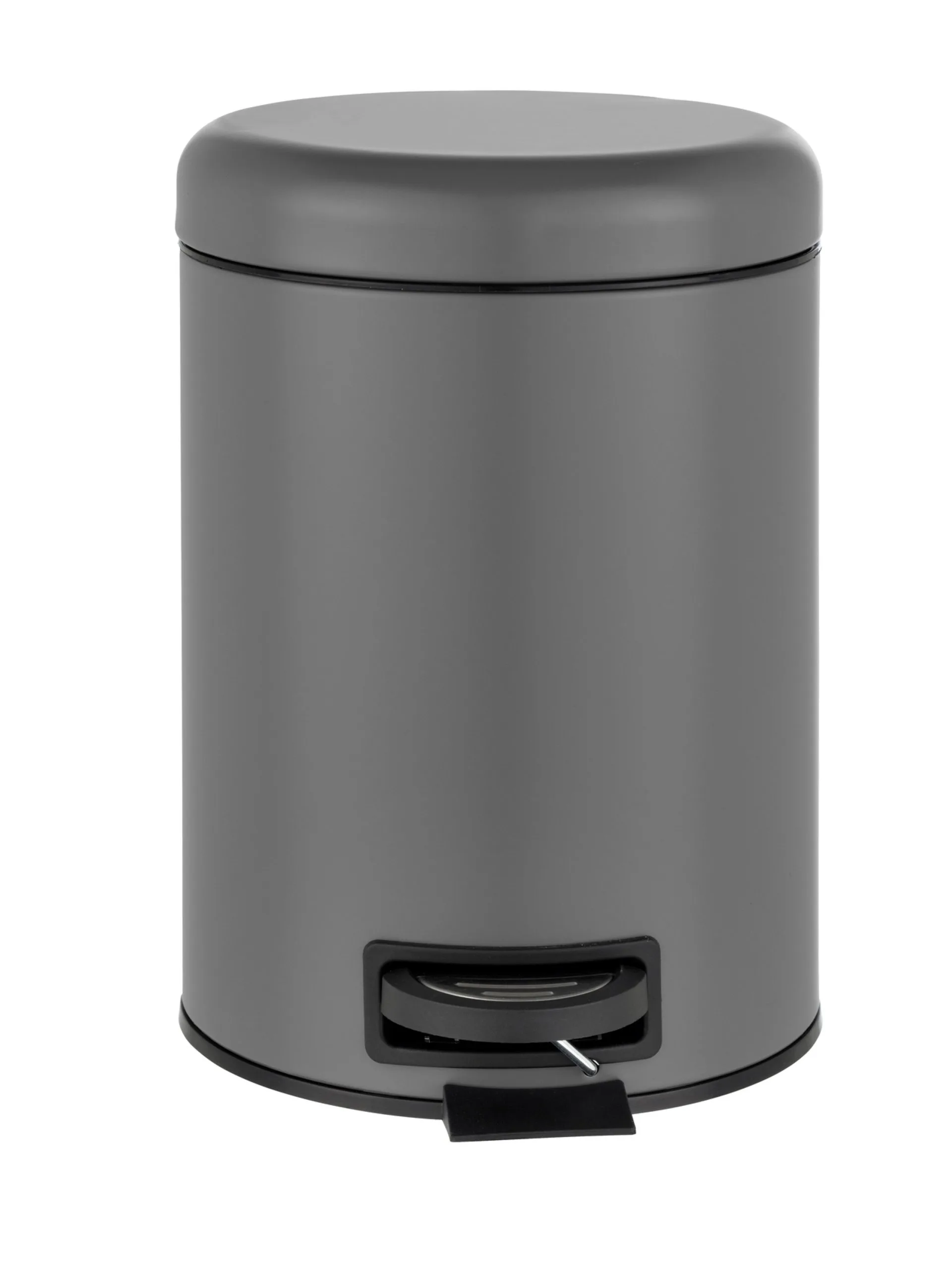 WENKO LEMAN Kosmetikeimer 5 Liter, Grau
