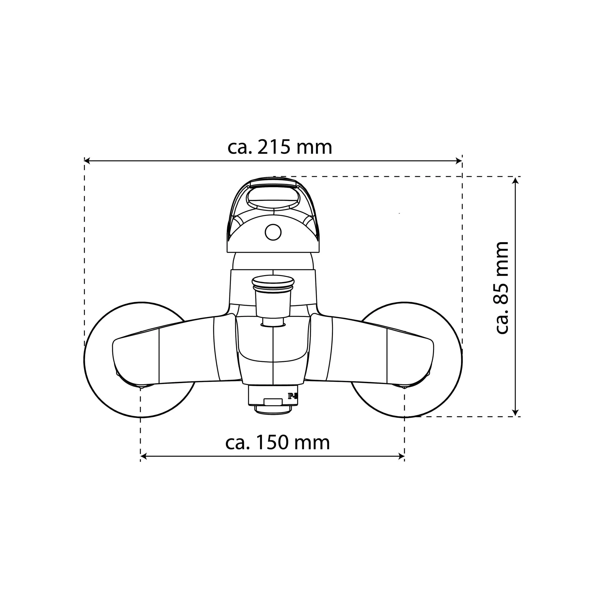 SCHÜTTE ATHOS PLUS Badewannenarmatur, Chrom