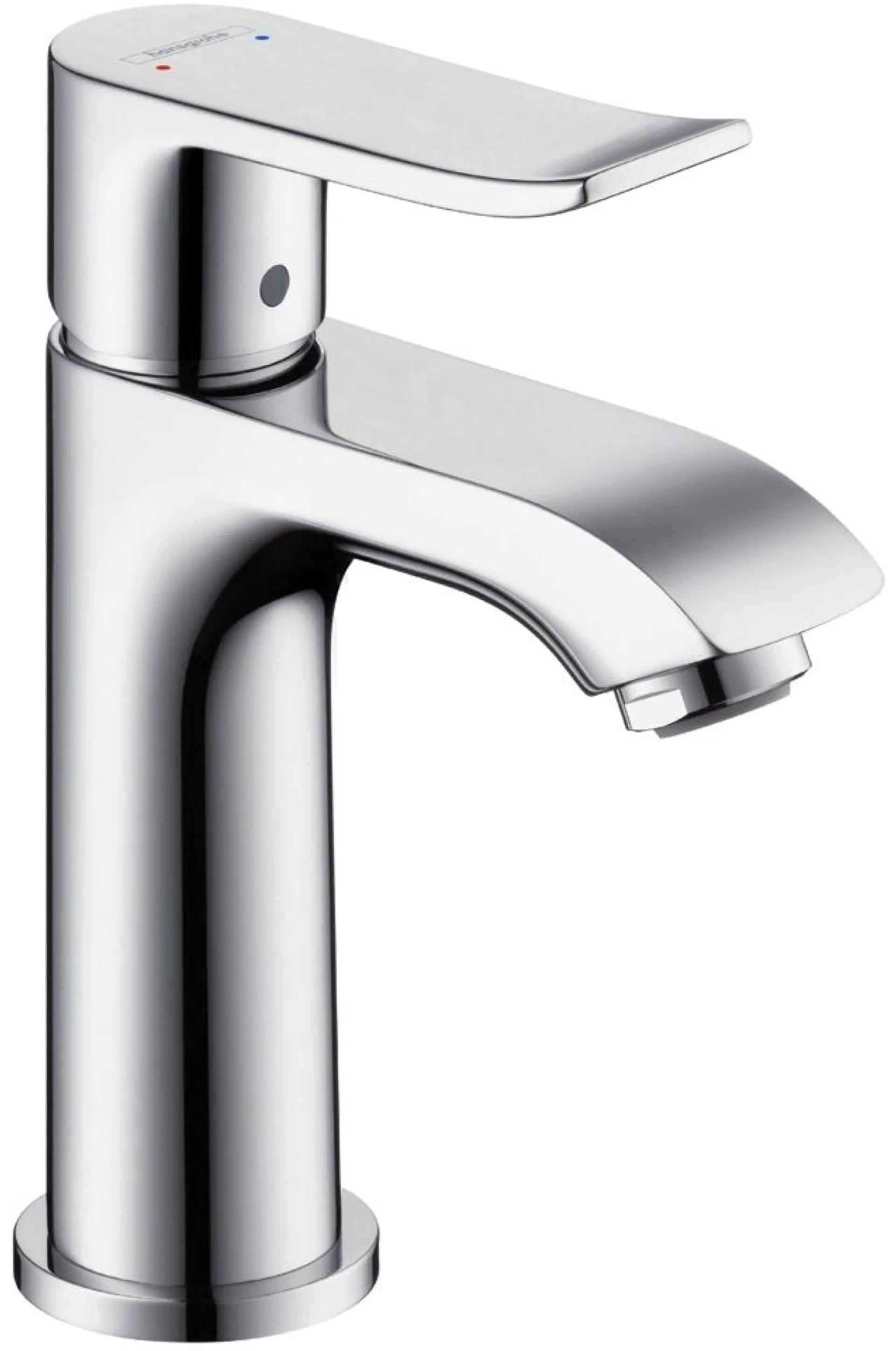 HANSGROHE METRIS 100 Waschtischarmatur, Chrom, ohne Ablaufgarnitur
