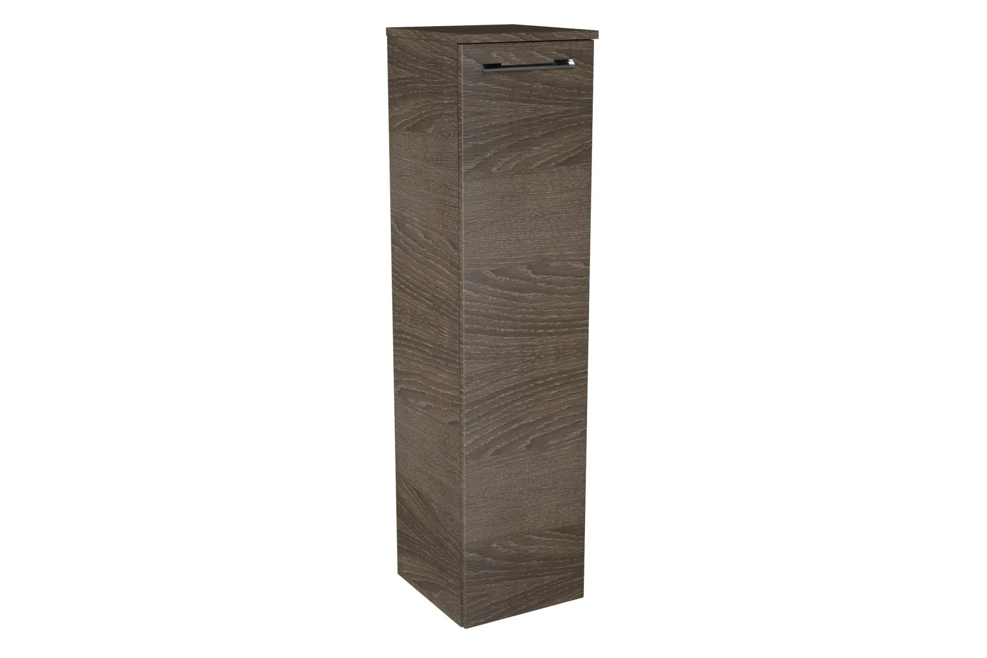 Lanzet Midischrank 30 cm, links, Dunkelbraun