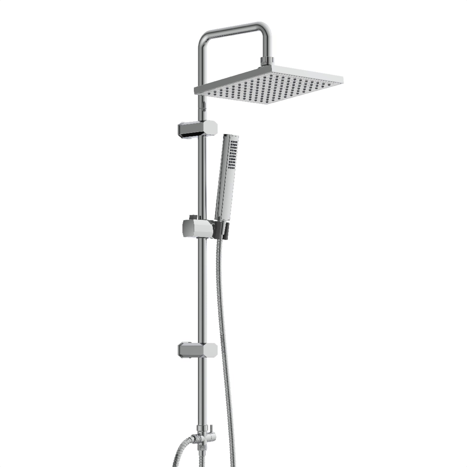 SCHÜTTE TOKYO Überkopf-Brauseset, Chrom